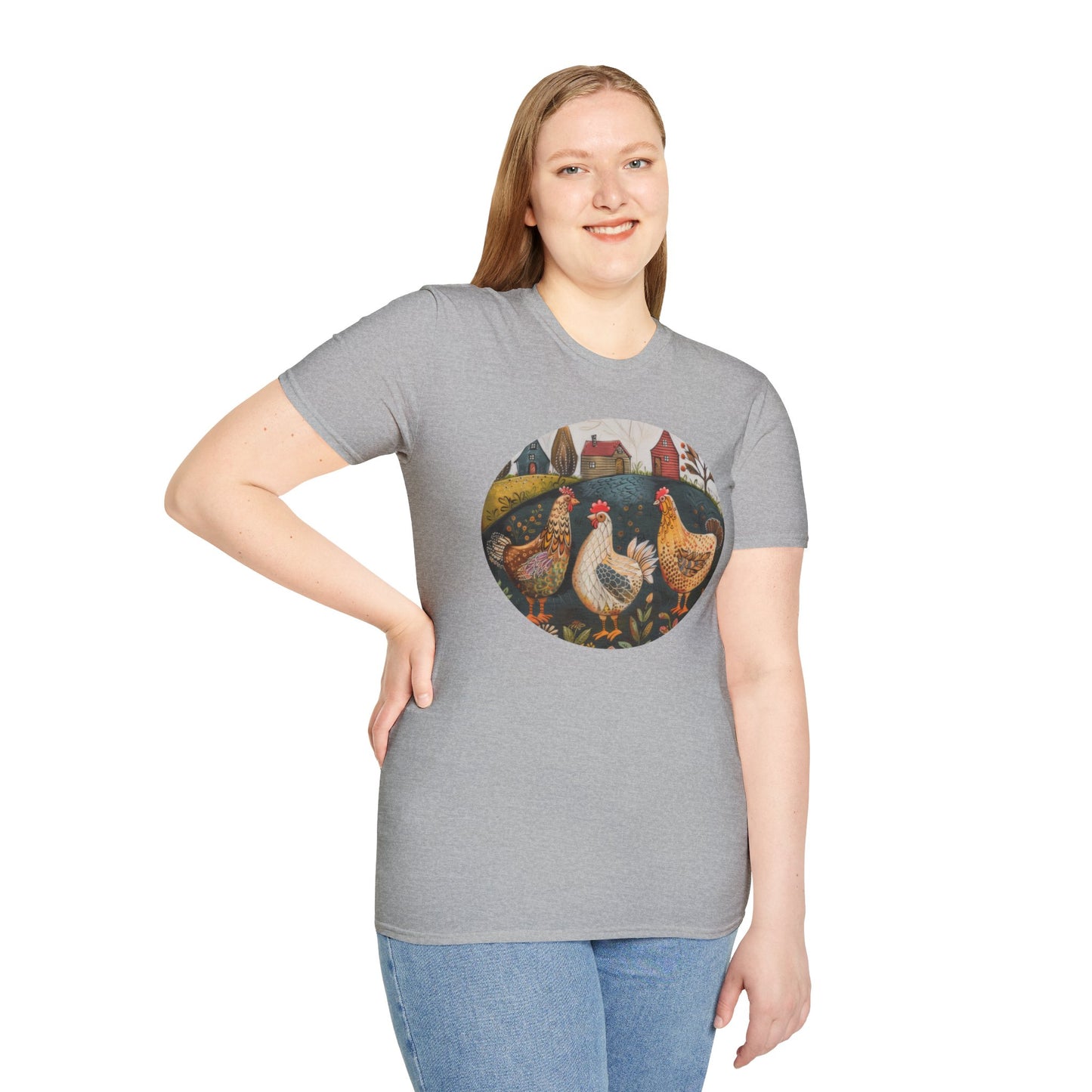 Chickens - Unisex Softstyle T-Shirt