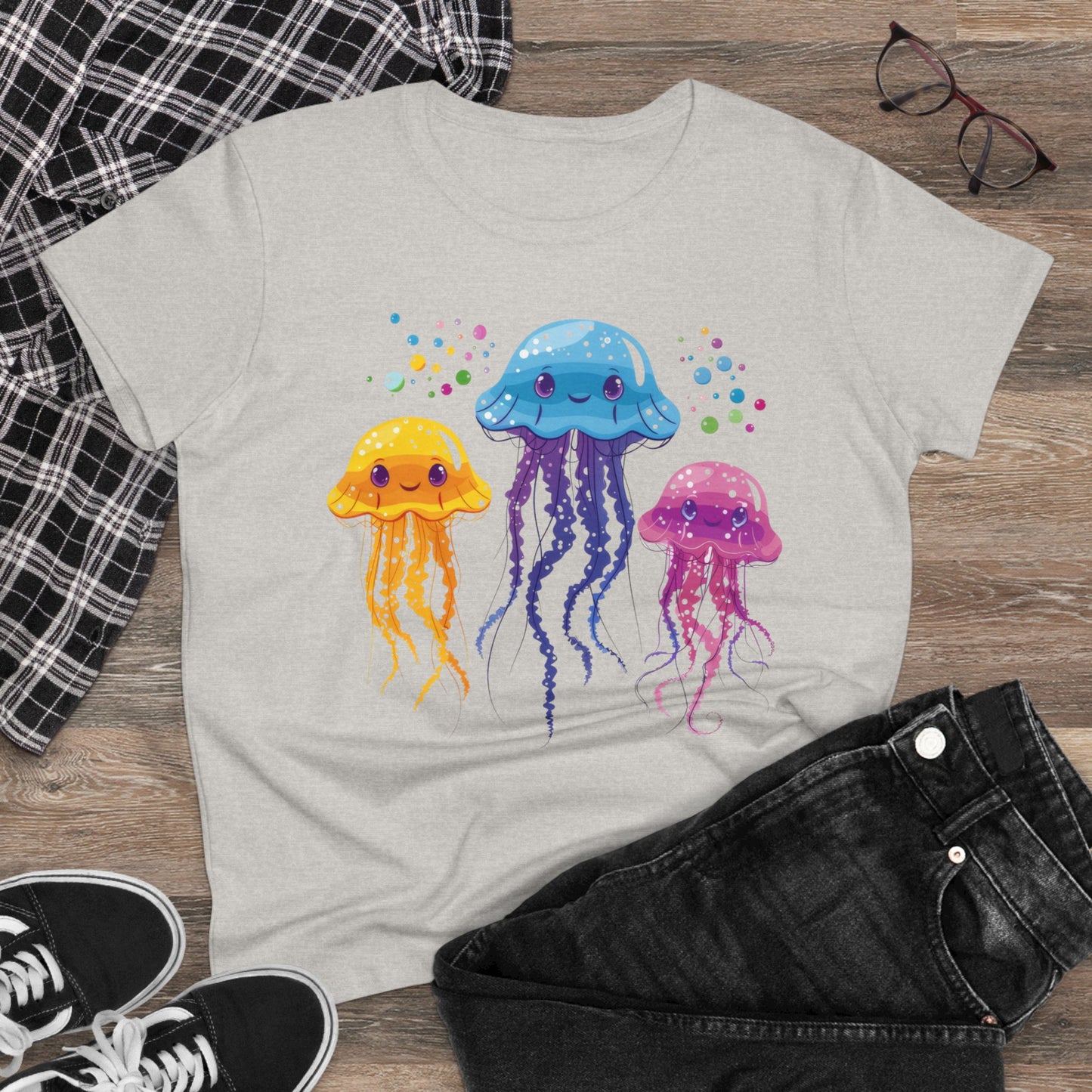 Jellyfish - Women's Midweight Cotton Tee