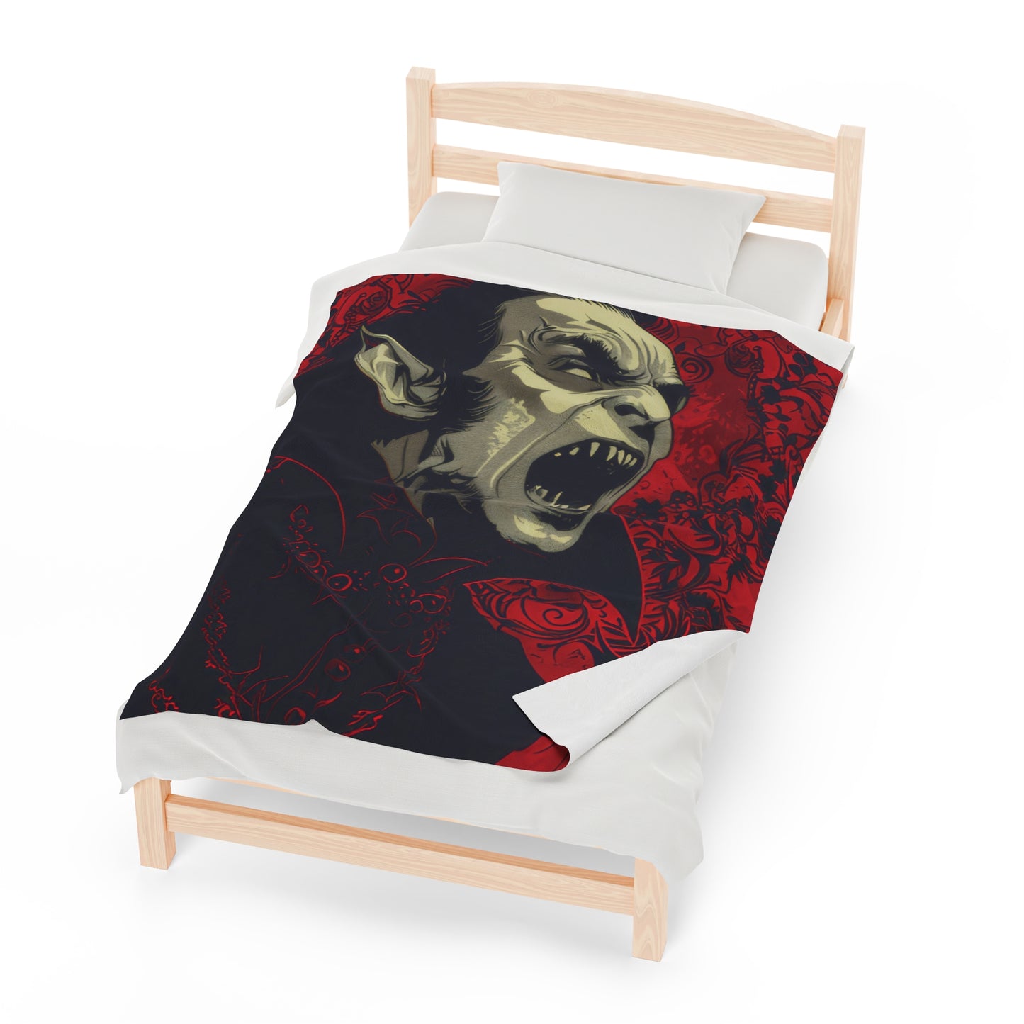 Vampire - Velveteen Plush Blanket