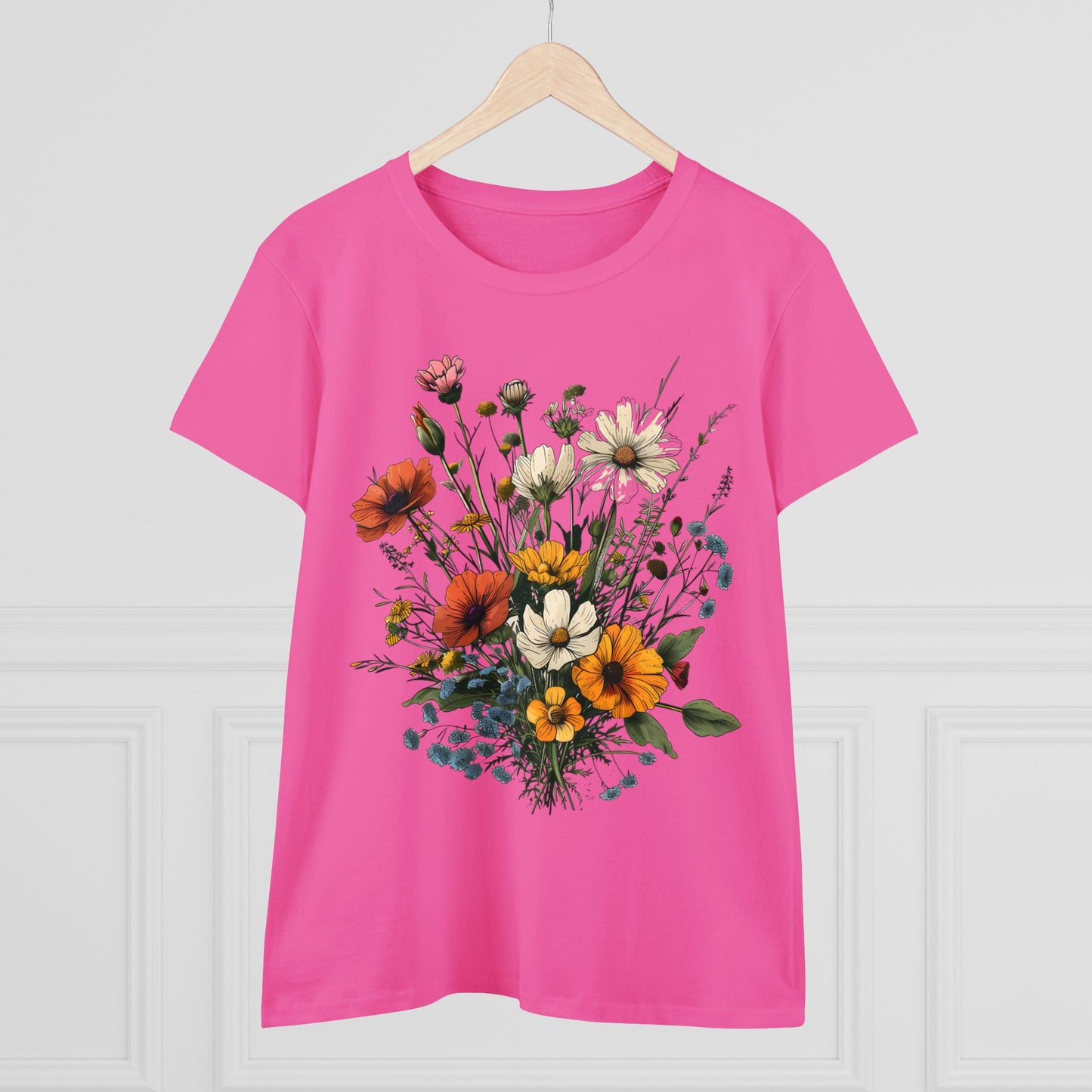 Wildflowers - Women's Midweight Cotton Tee