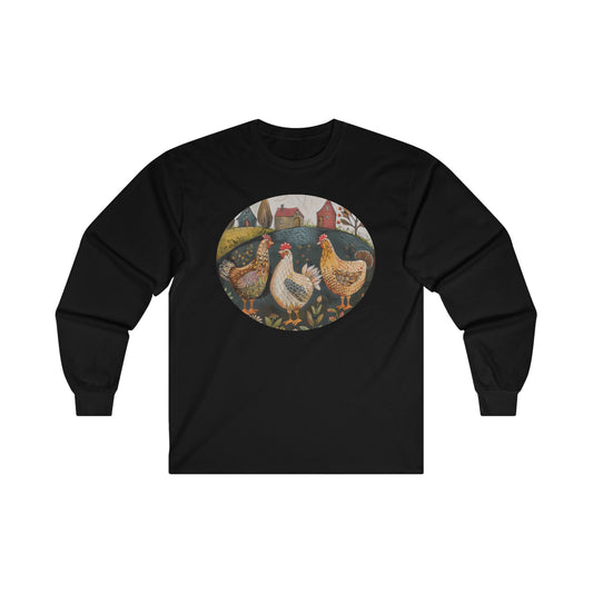 Chickens - Unisex Ultra Cotton Long Sleeve Tee