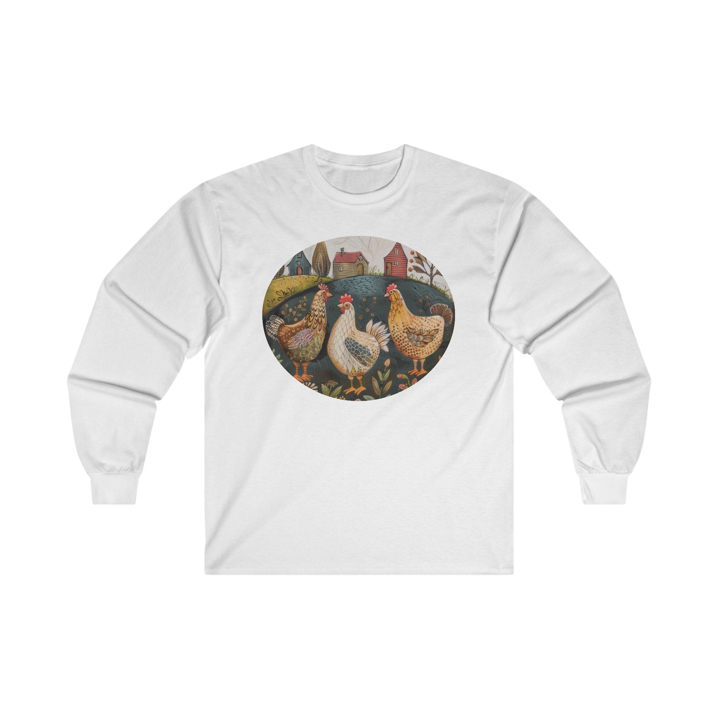 Chickens - Unisex Ultra Cotton Long Sleeve Tee