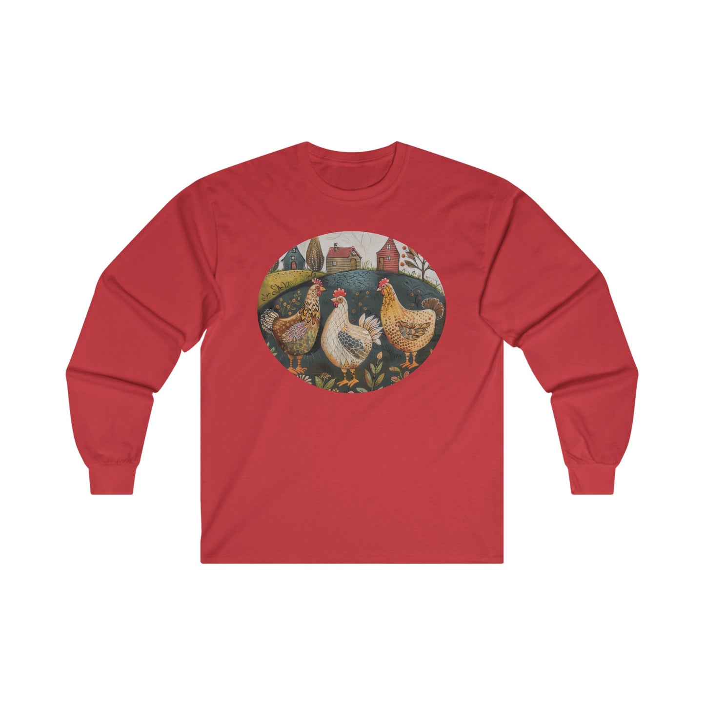 Chickens - Unisex Ultra Cotton Long Sleeve Tee