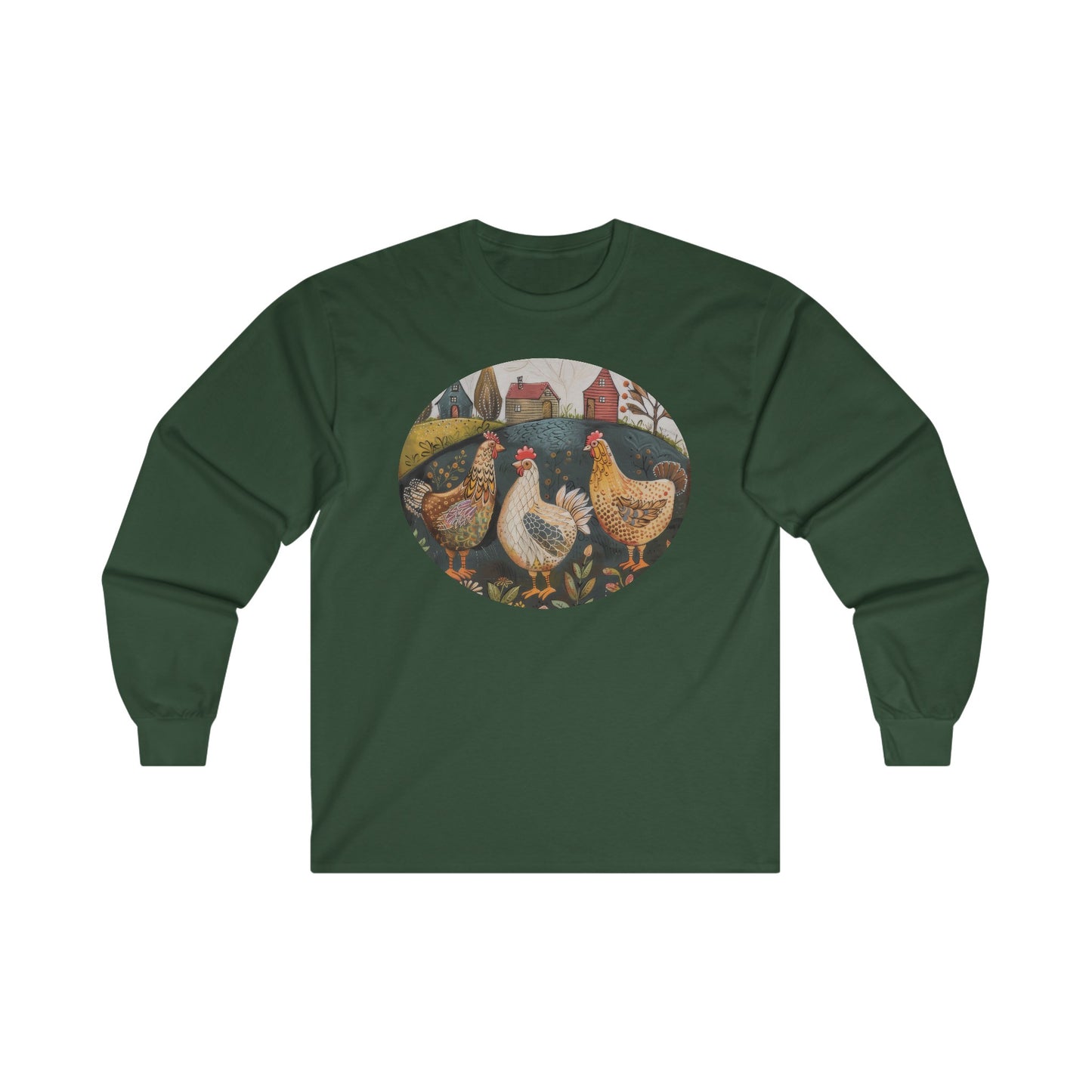 Chickens - Unisex Ultra Cotton Long Sleeve Tee