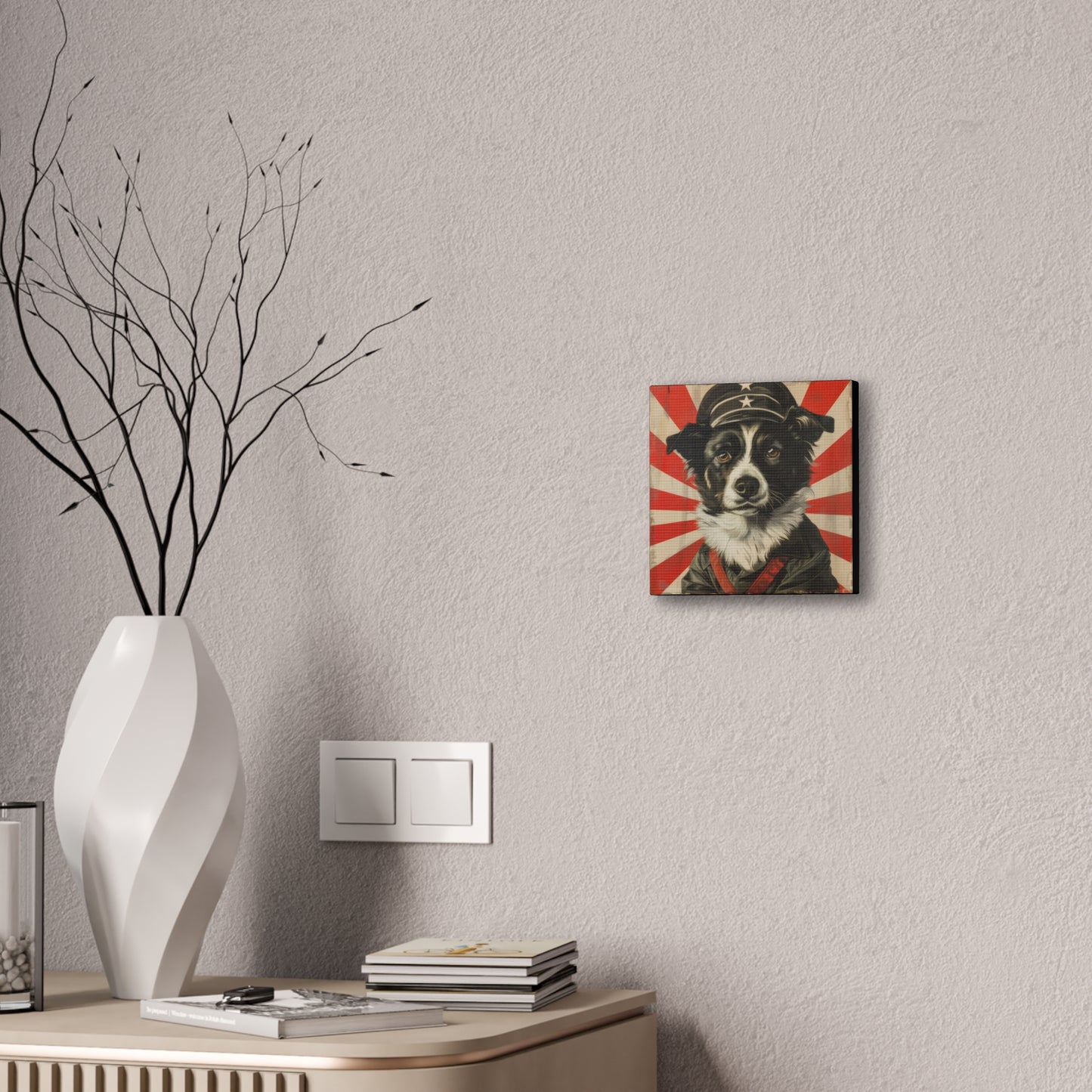 Comrade Canine - Canvas Stretched, 0.75"