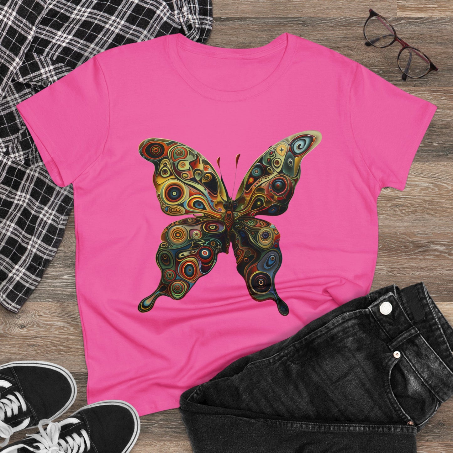 Butterfly - Women's Midweight Cotton Tee