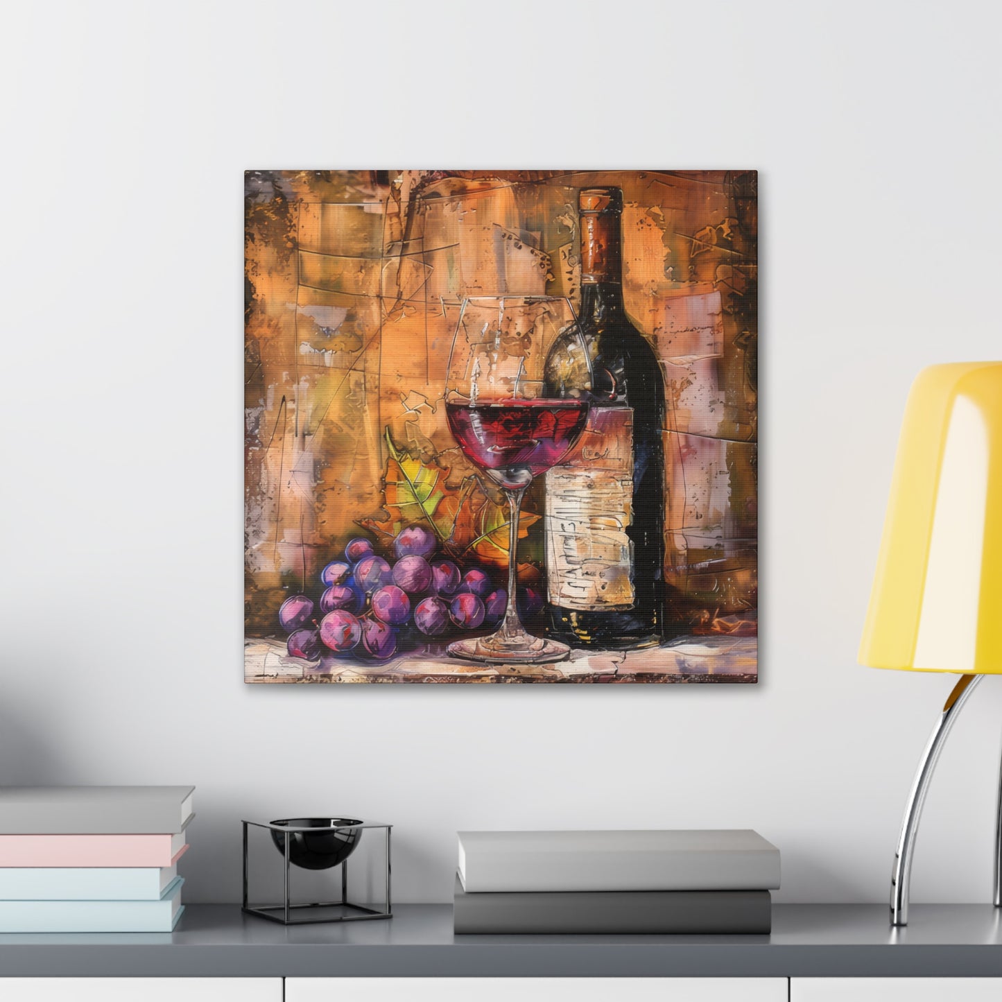 Wine - Canvas Stretched, 0.75"