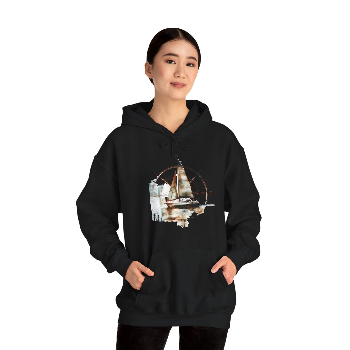 Sailing - Unisex Heavy Blend™ Hooded Sweatshirt