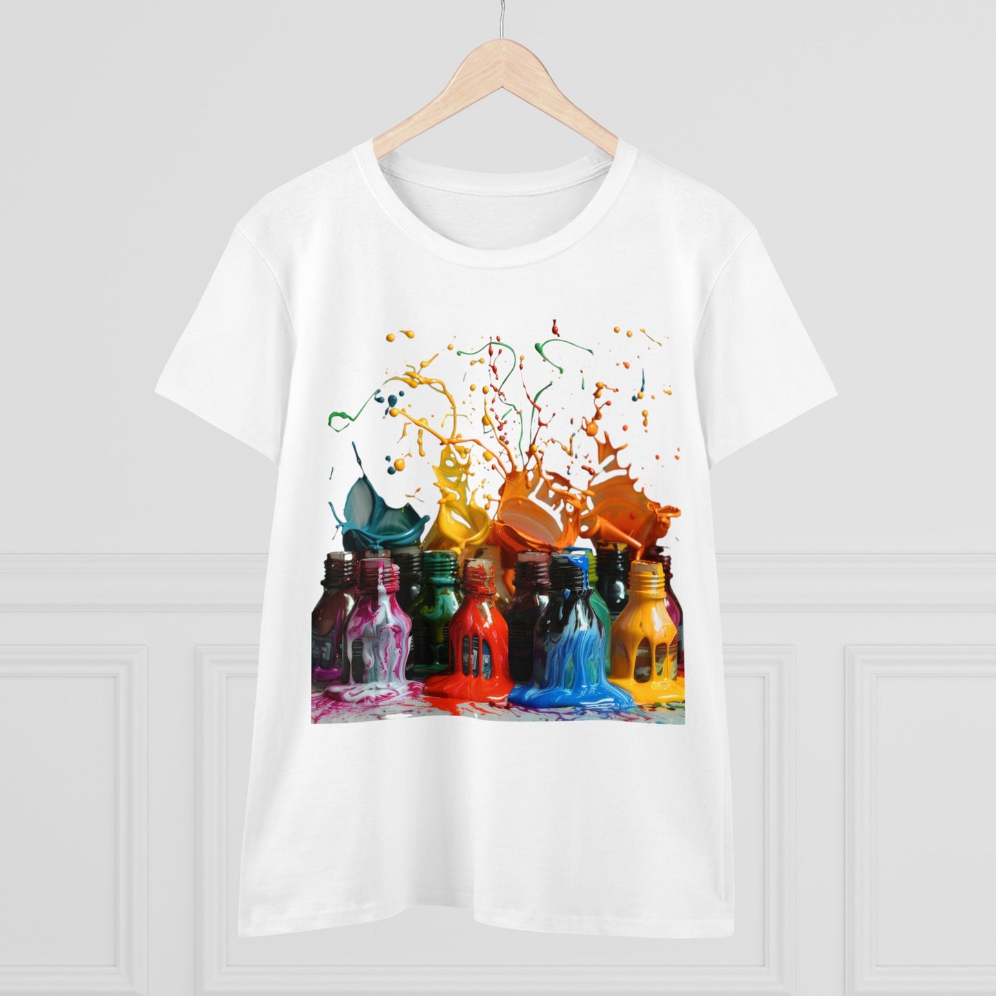 Paint Spill - Women's Midweight Cotton Tee