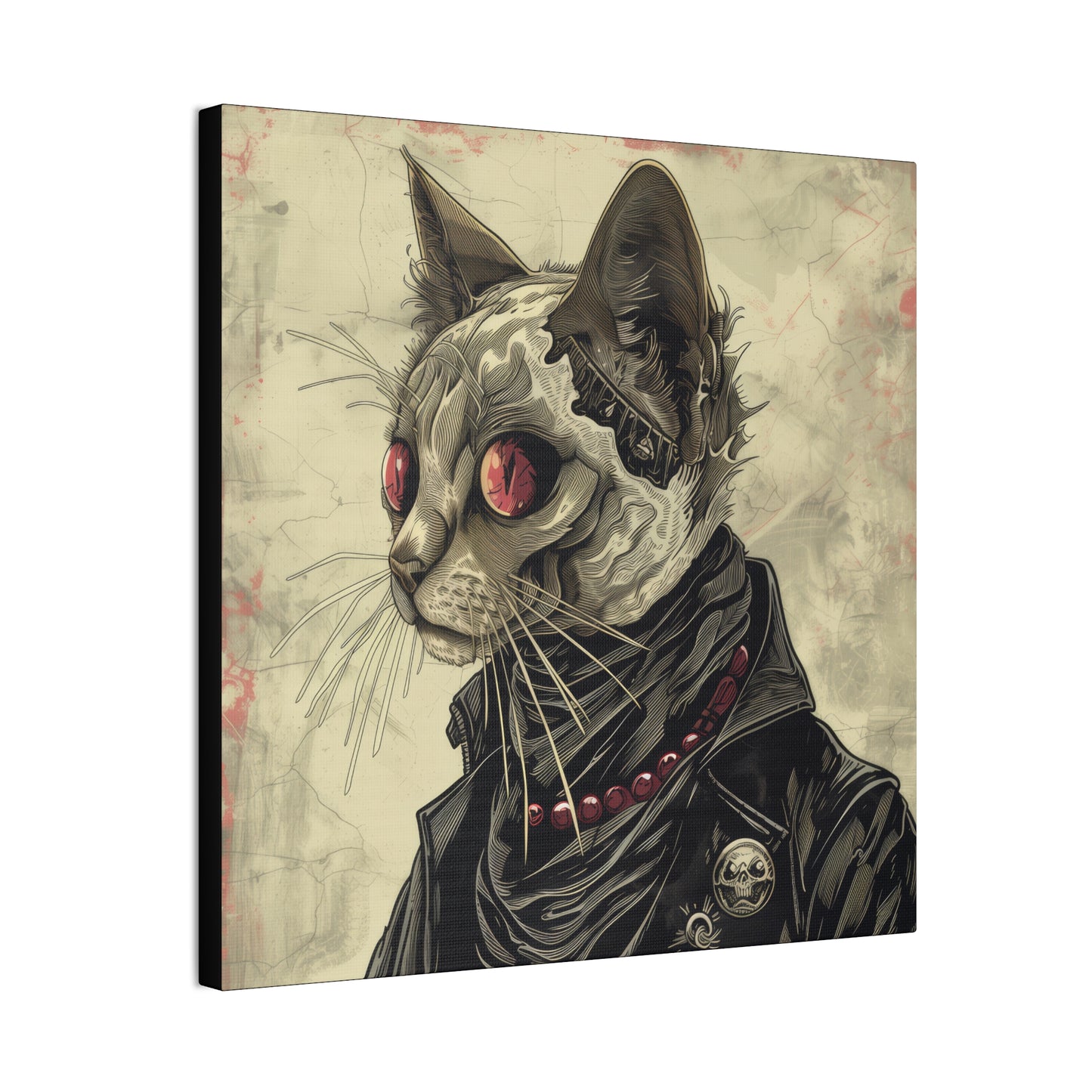 Apocalypse Kitty - Canvas Stretched, 0.75" - Canvas Stretched, 0.75"