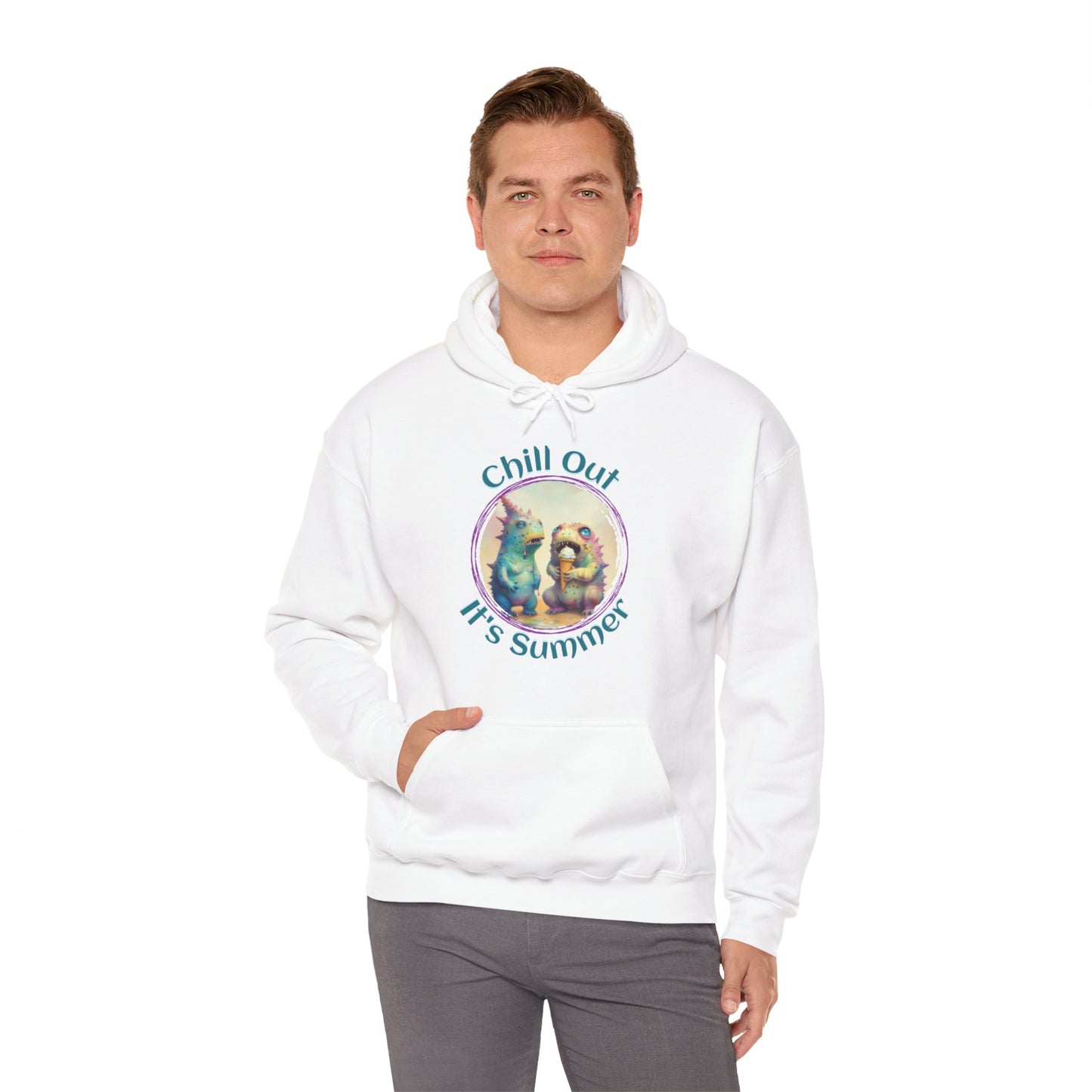 Chill Out, It's Summer - Unisex Heavy Blend™ Hooded Sweatshirt