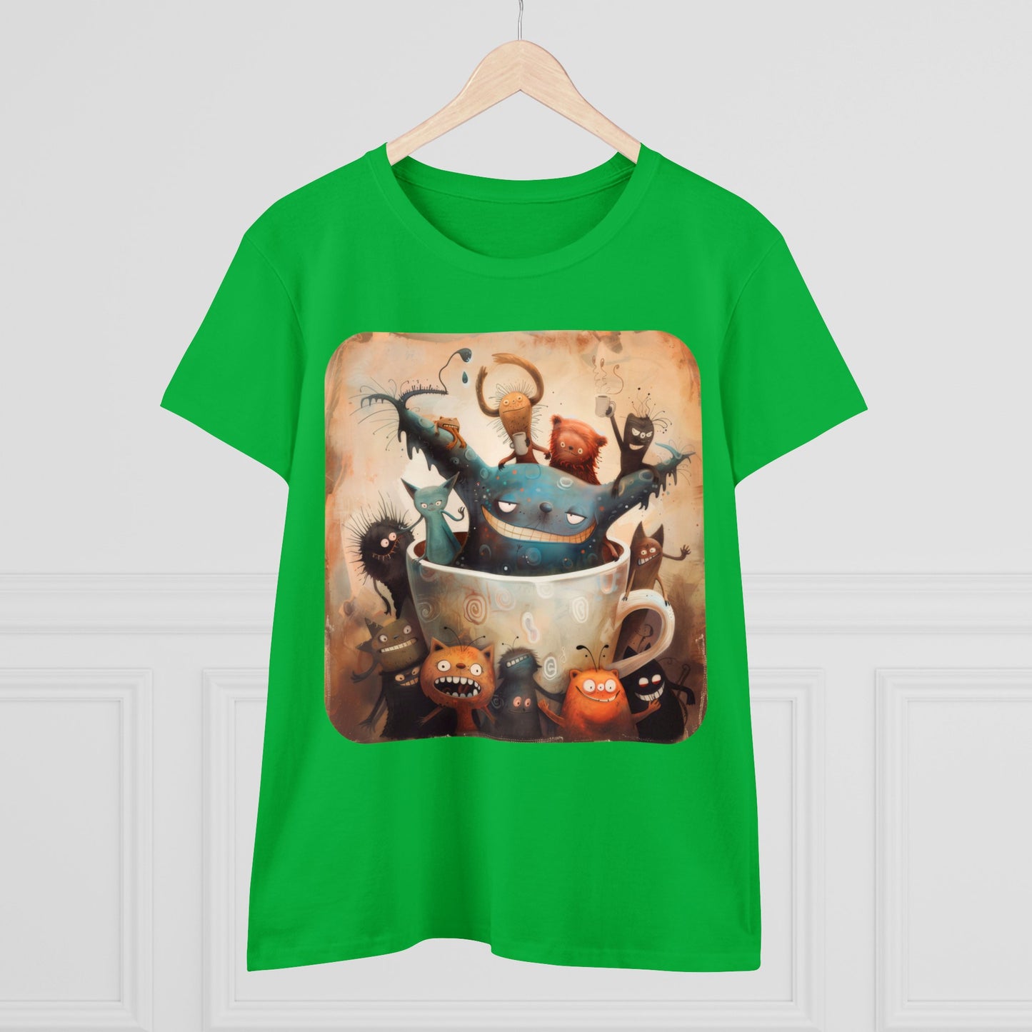 Coffee Critters - Women's Midweight Cotton Tee