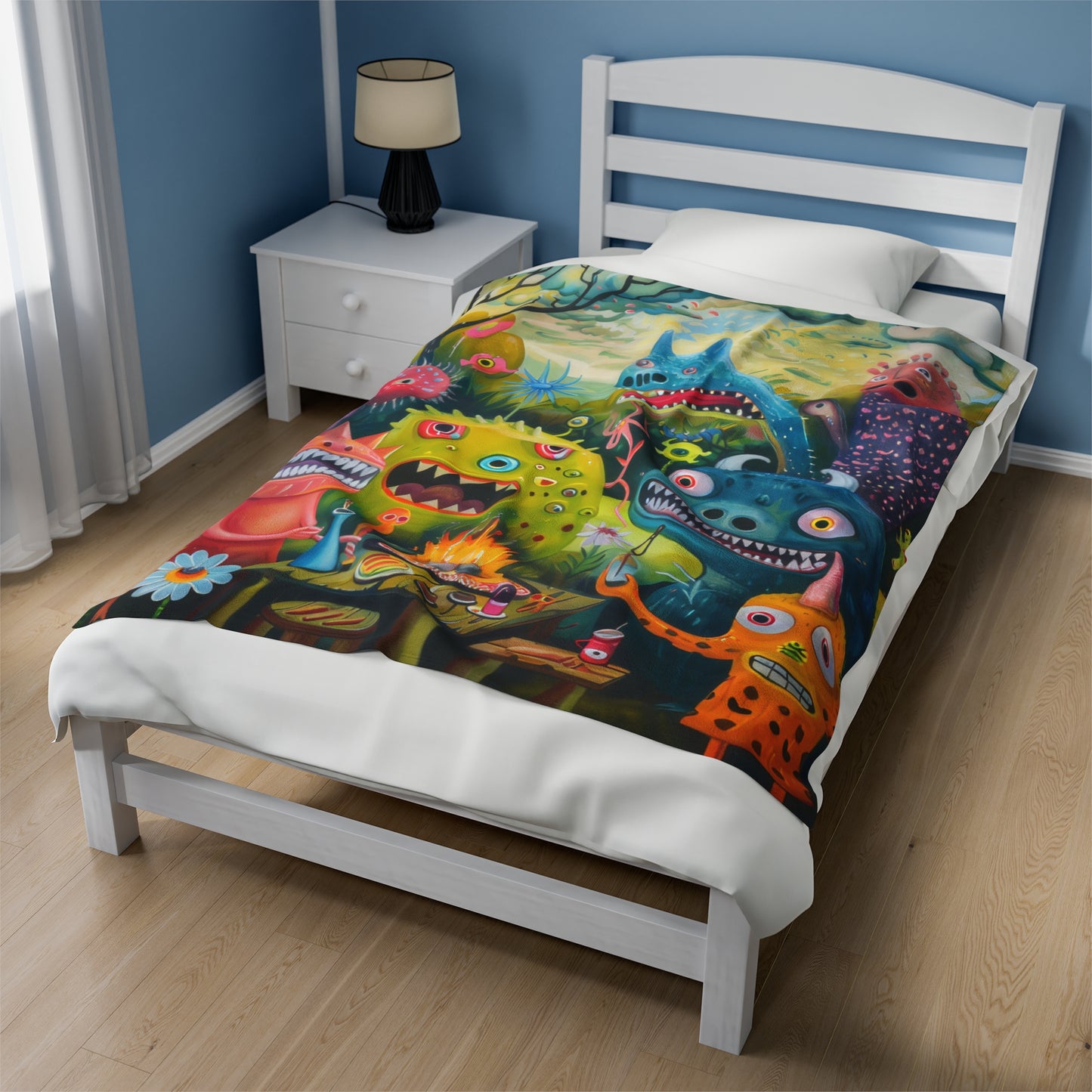 Monster Bash - Velveteen Plush Blanket