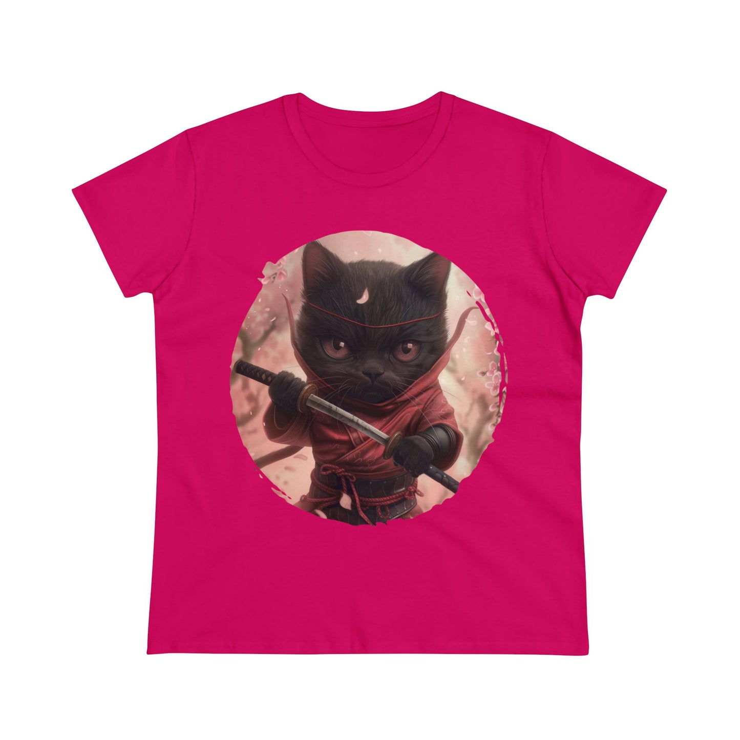 Ninja Kitty - Women's Midweight Cotton Tee