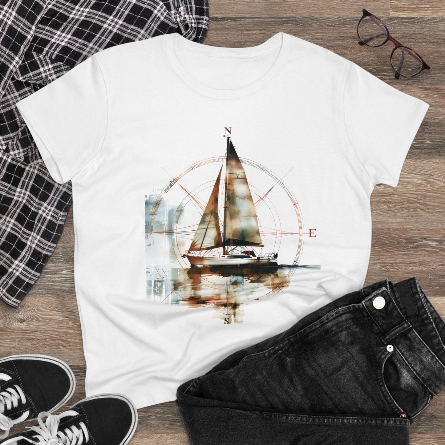 Sailing - Women's Midweight Cotton Tee