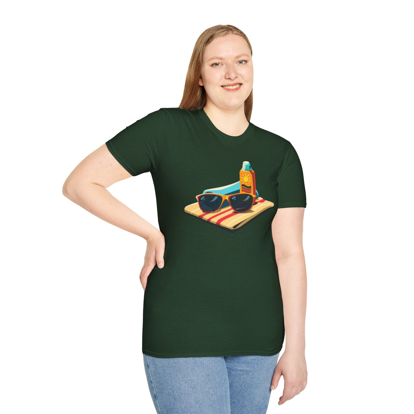 Beach Time! - Unisex Softstyle T-Shirt