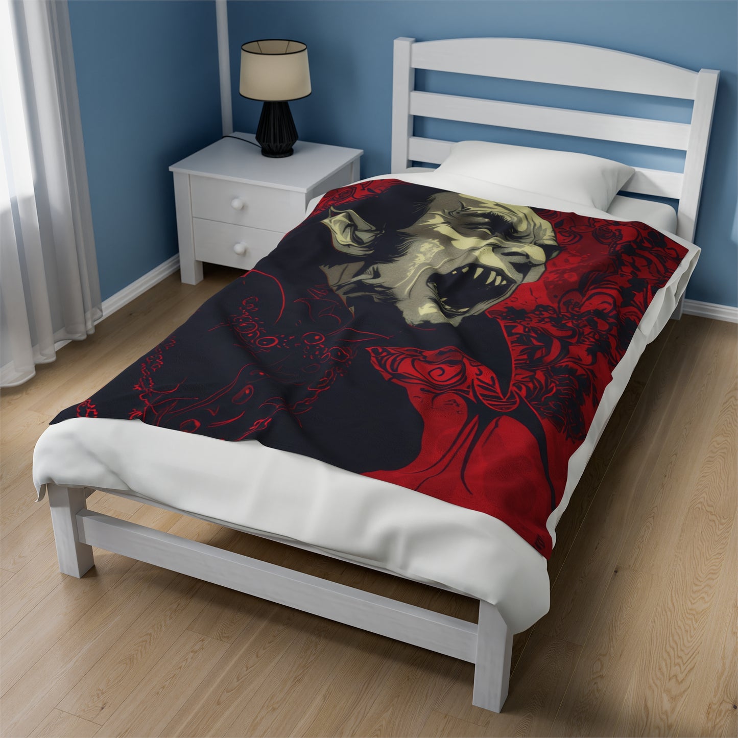 Vampire - Velveteen Plush Blanket