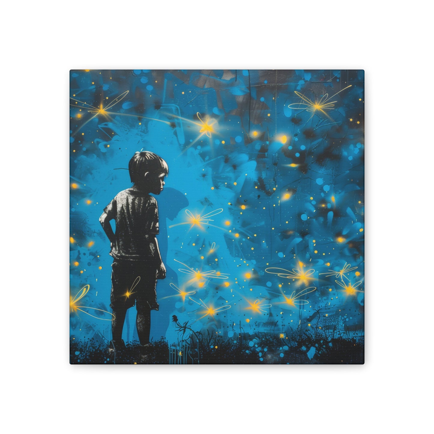 Fireflies - Canvas Stretched, 0.75"