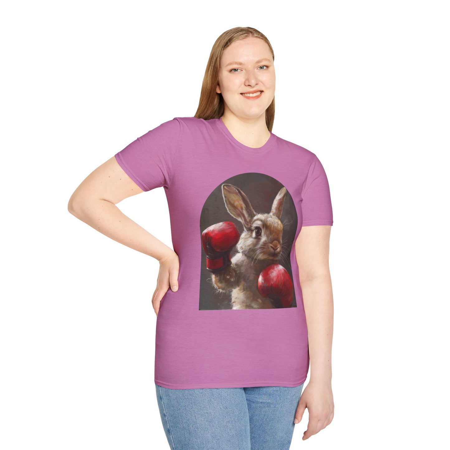 Boxing Bunny - Unisex Softstyle T-Shirt