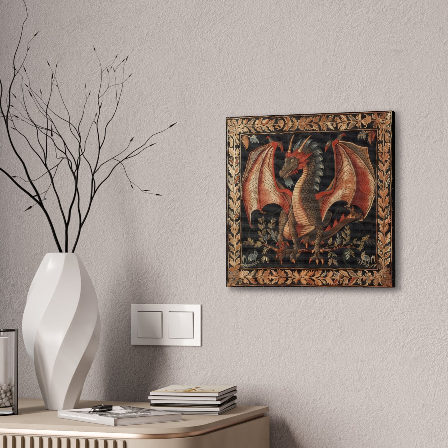 Dragon Tapestry - Canvas Stretched, 0.75"