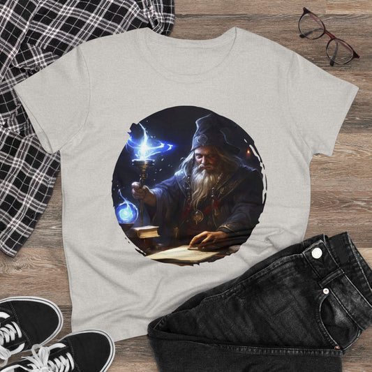 The Mage - Fantasy - Women's Midweight Cotton Tee