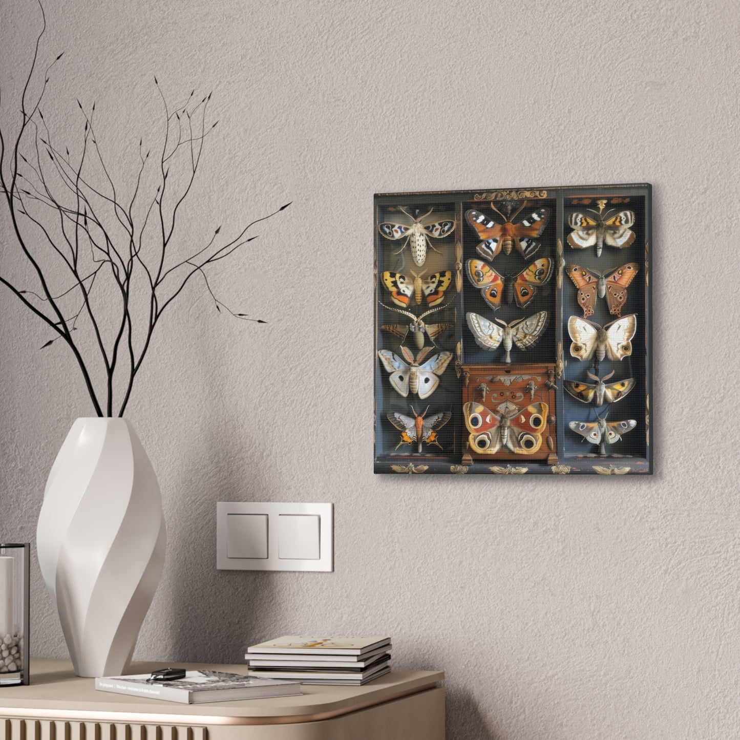 Moth Collection - Canvas Stretched, 0.75"