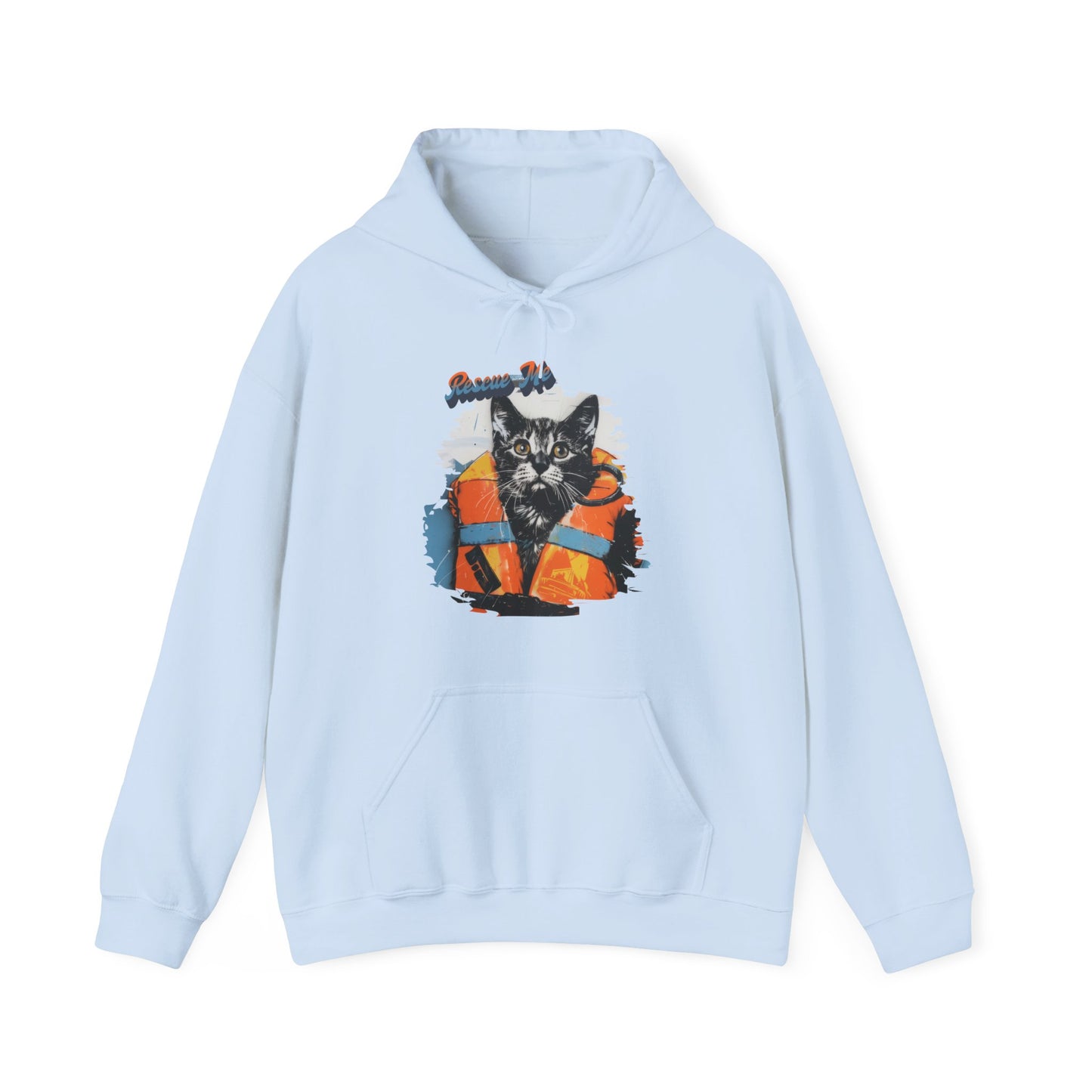 Rescue Cat - Unisex Heavy Blend™ Hooded Sweatshirt