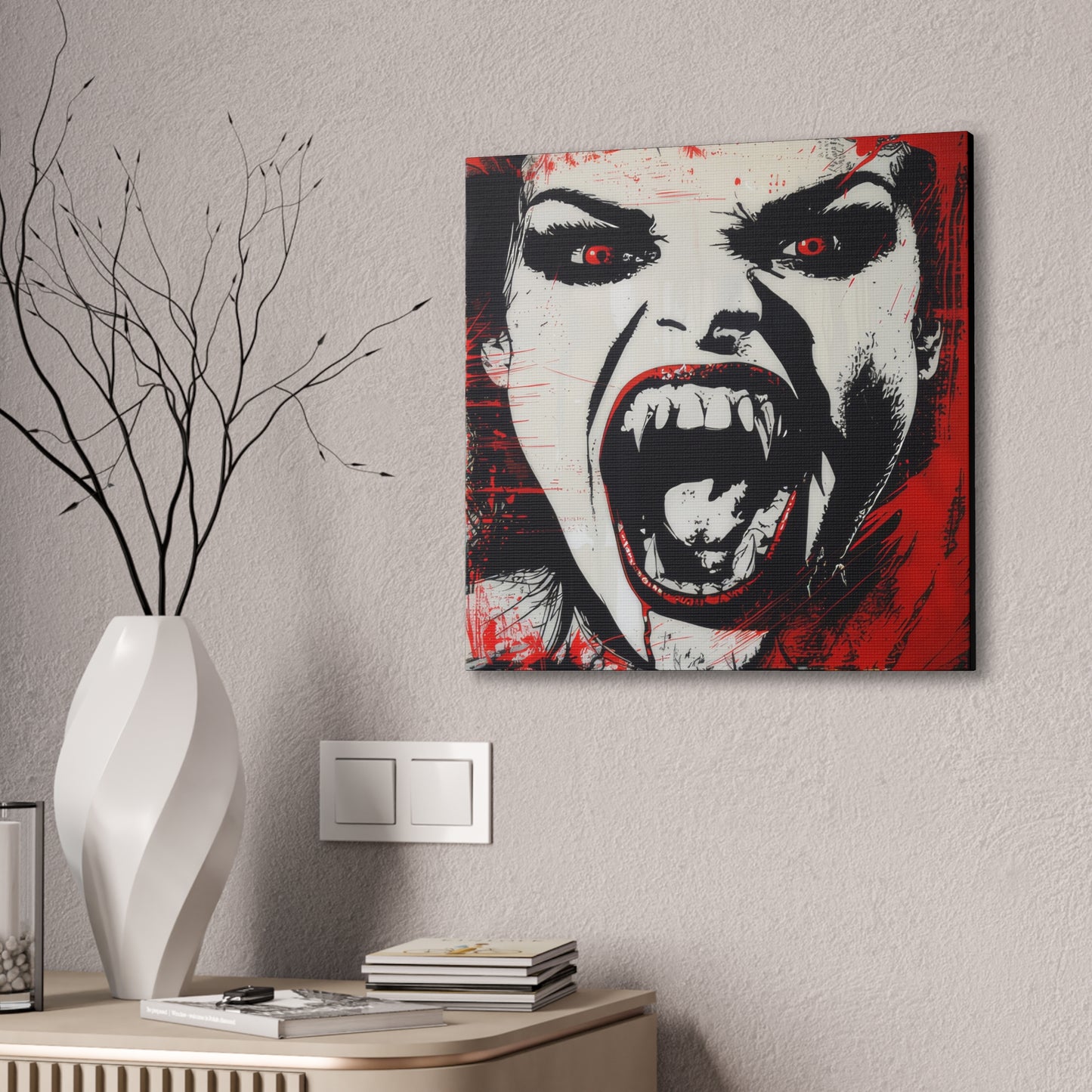 Vampire - Canvas Stretched, 0.75"