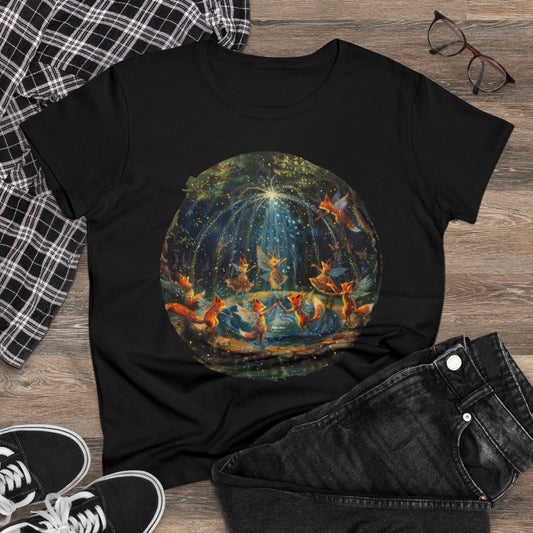 Fairy Celebration - Fantasy - Women's Midweight Cotton Tee