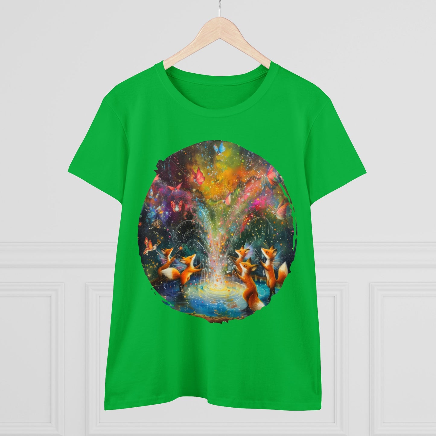 Fairy Celebration - Fantasy - Women's Midweight Cotton Tee