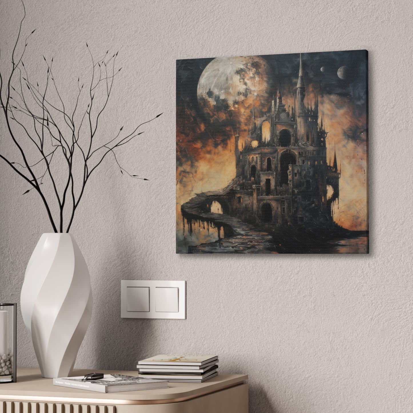 Dark Castle - Canvas Stretched, 0.75"