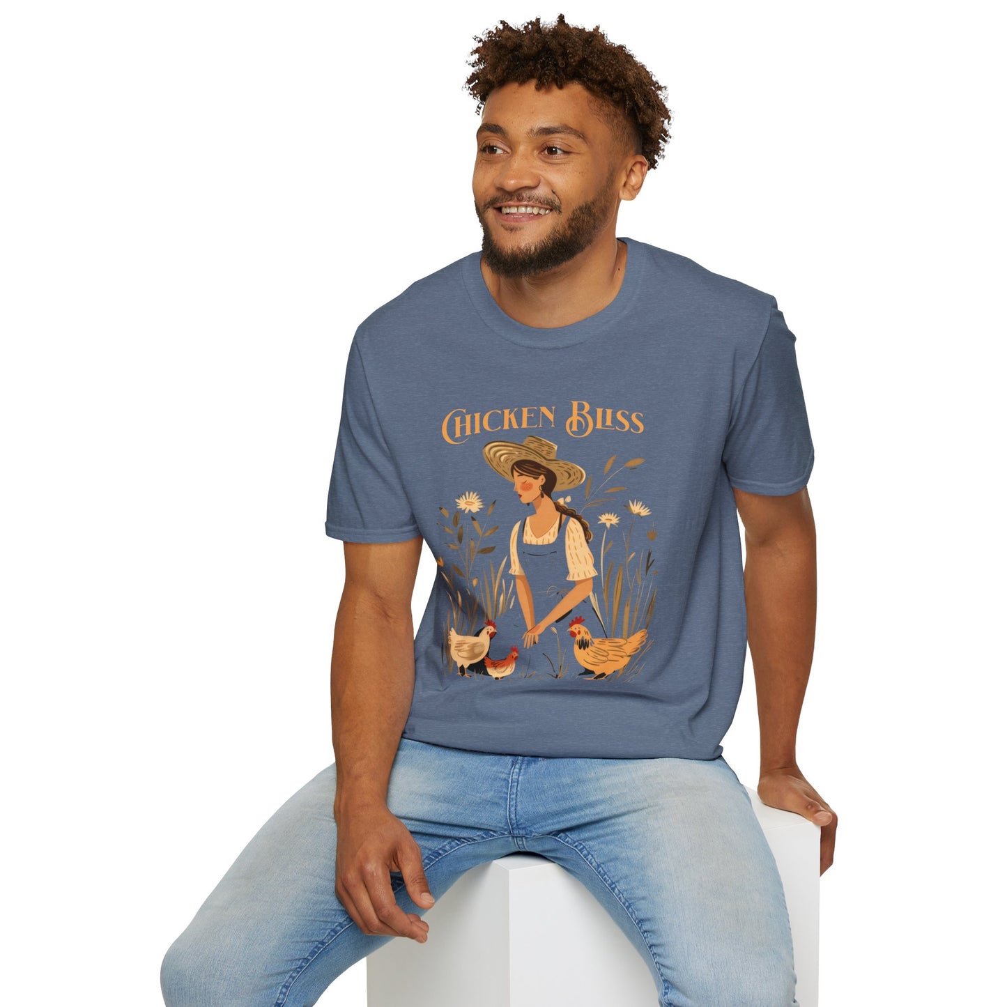 Chicken Bliss - Unisex Softstyle T-Shirt