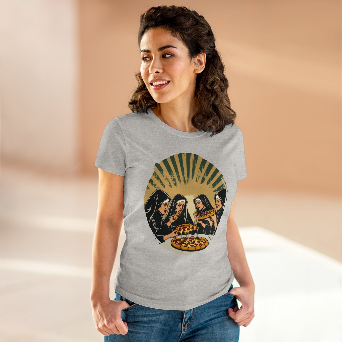 Pizza Divine - Women's Midweight Cotton Tee