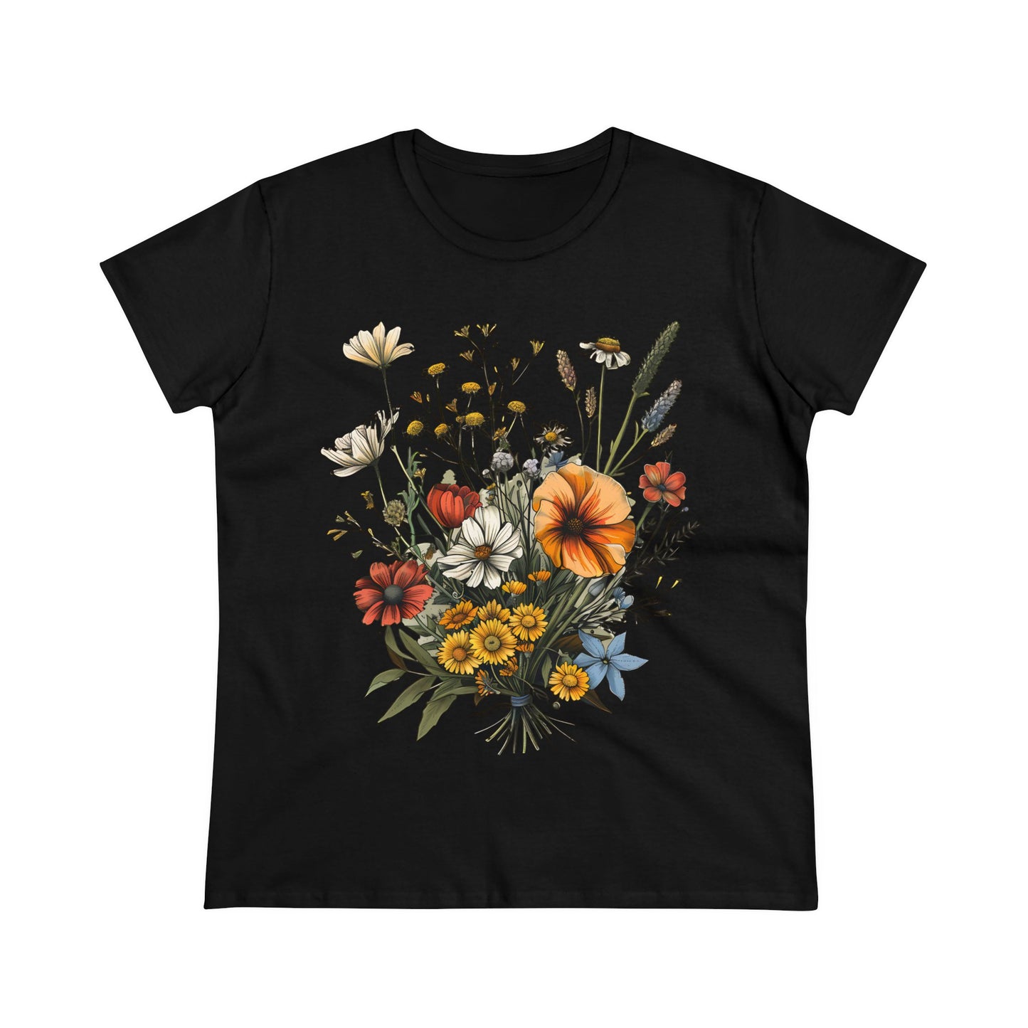 Wildflowers - Women's Midweight Cotton Tee