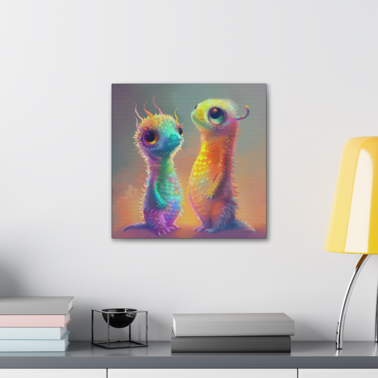 Iridescent Creatures - Canvas Stretched, 0.75"