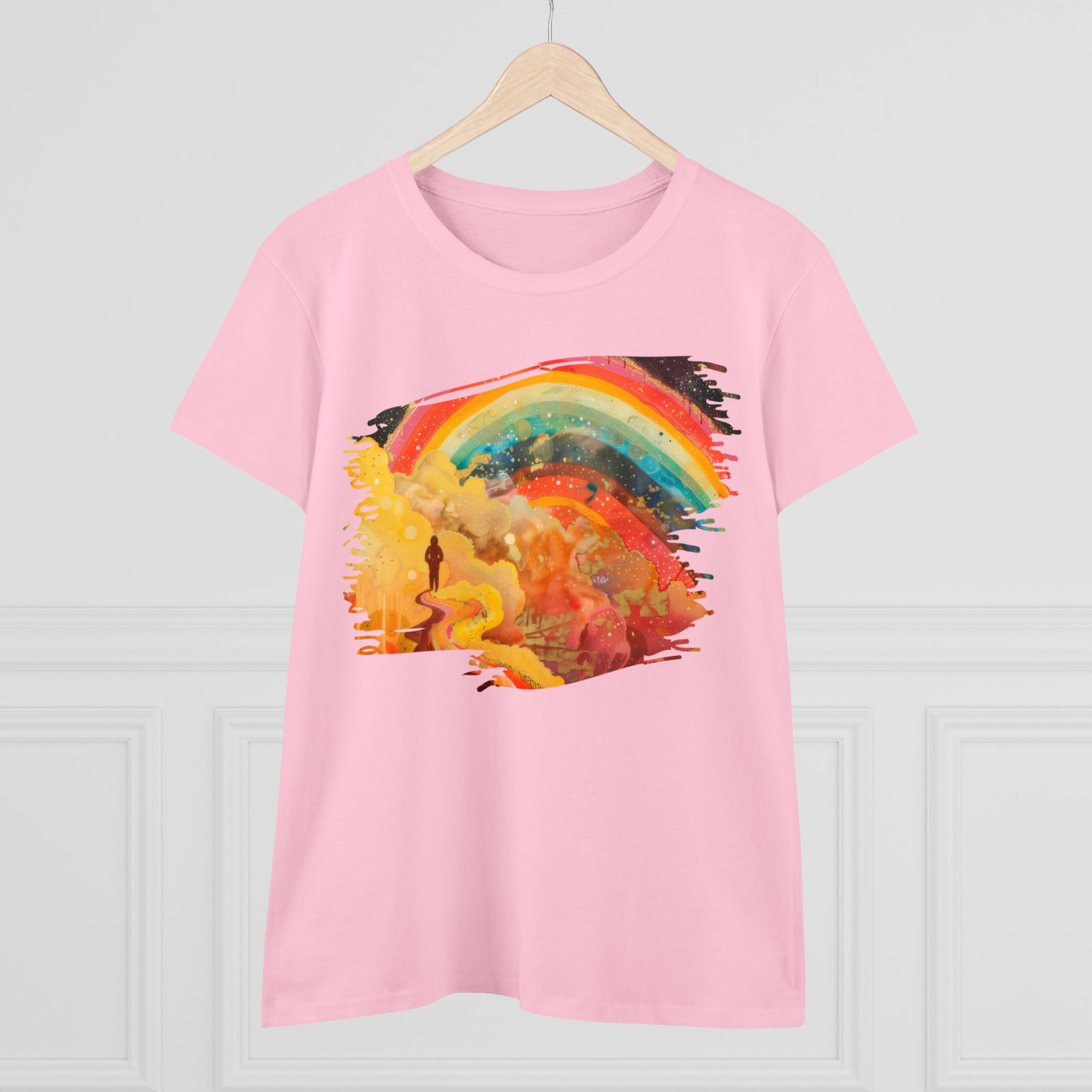 Chasing Rainbows - Women's Midweight Cotton Tee