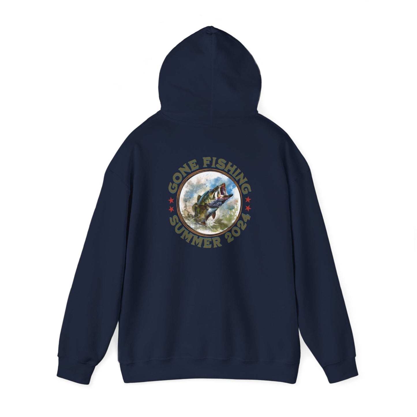 Gone Fishing - Unisex Heavy Blend™ Hooded Sweatshirt