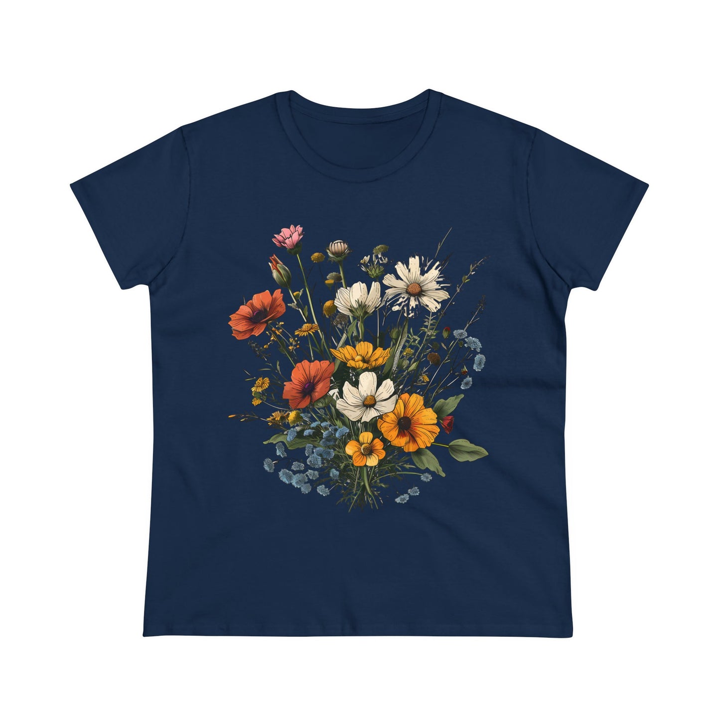 Wildflowers - Women's Midweight Cotton Tee