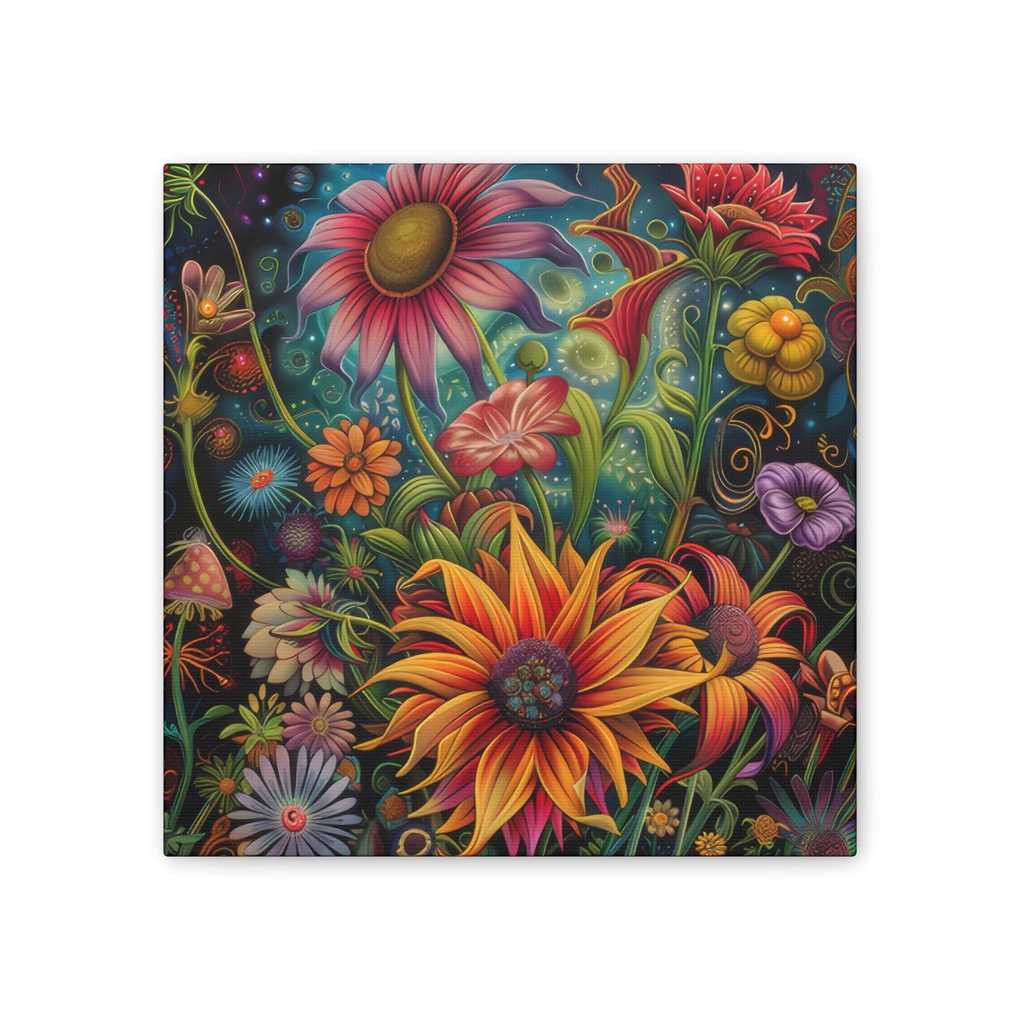 Flowers - Canvas Stretched, 0.75"