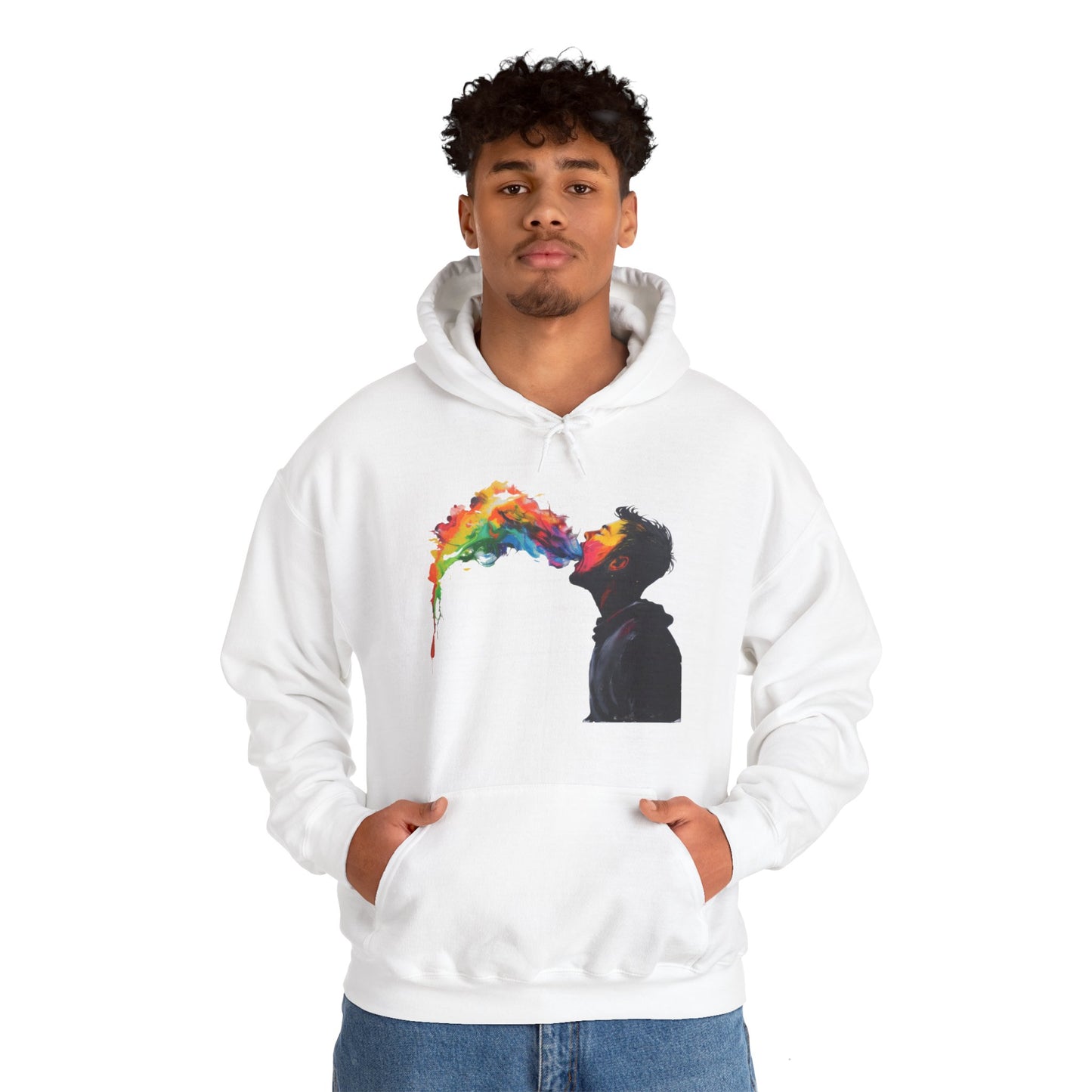 Rainbow Breath - Unisex Heavy Blend™ Hooded Sweatshirt