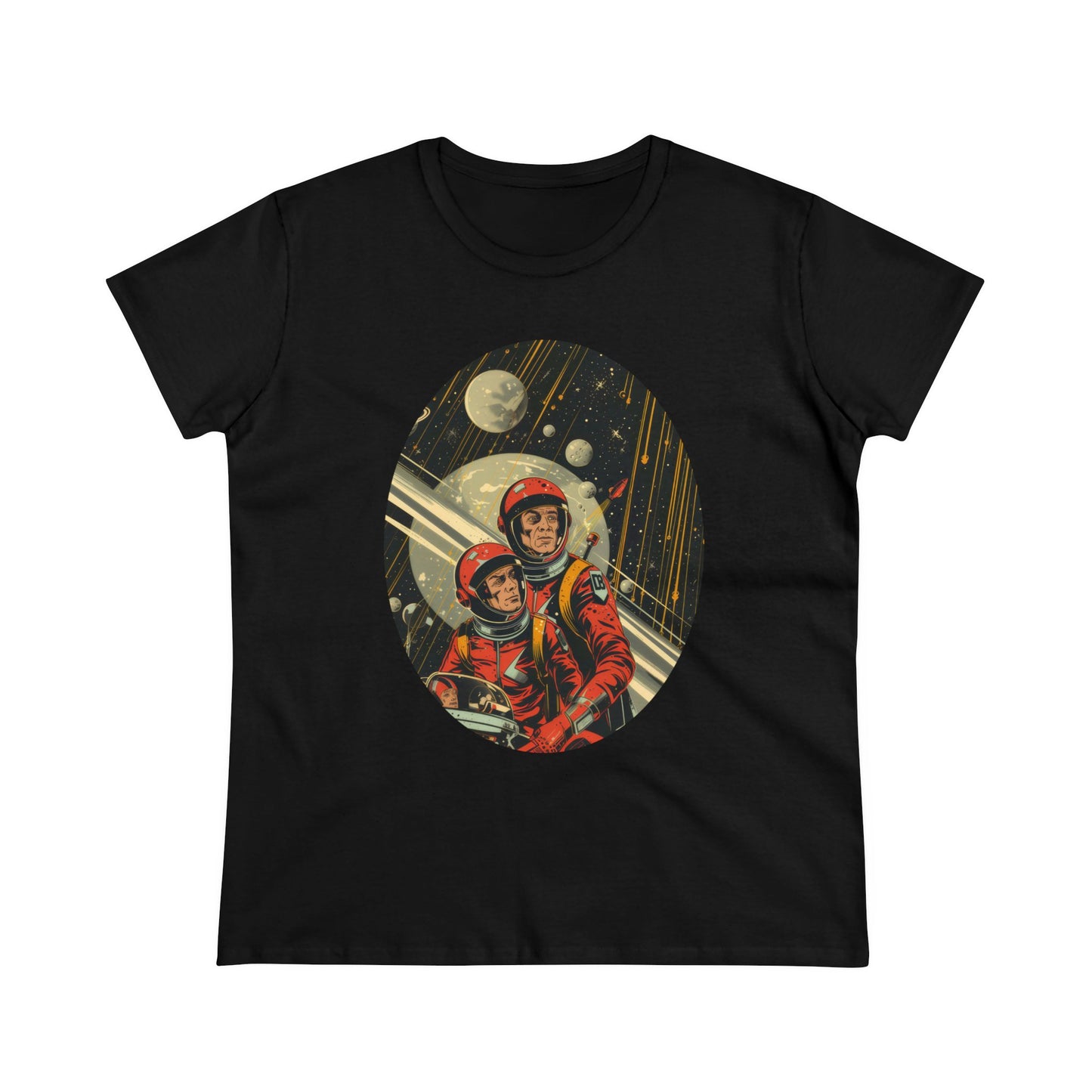 Spacemen - Women's Midweight Cotton Tee