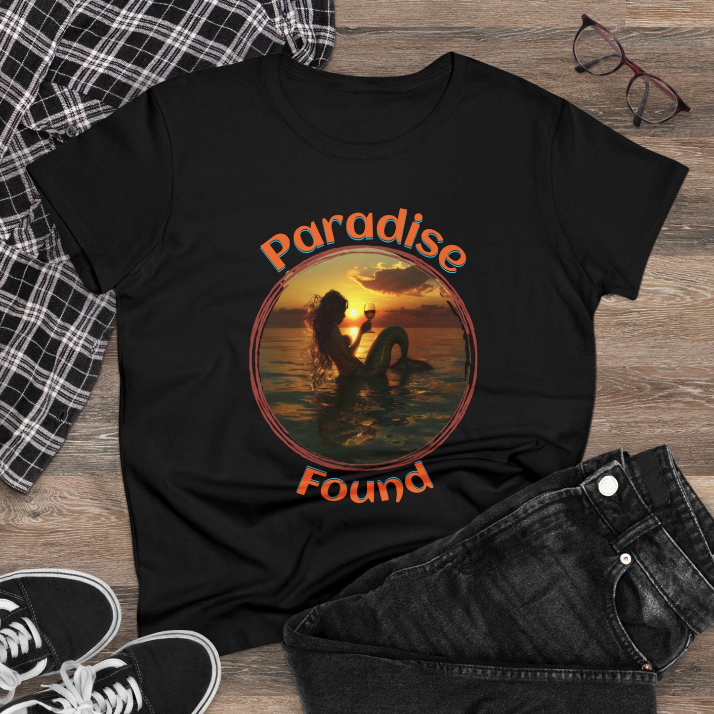 Paradise Found - Women's Midweight Cotton Tee