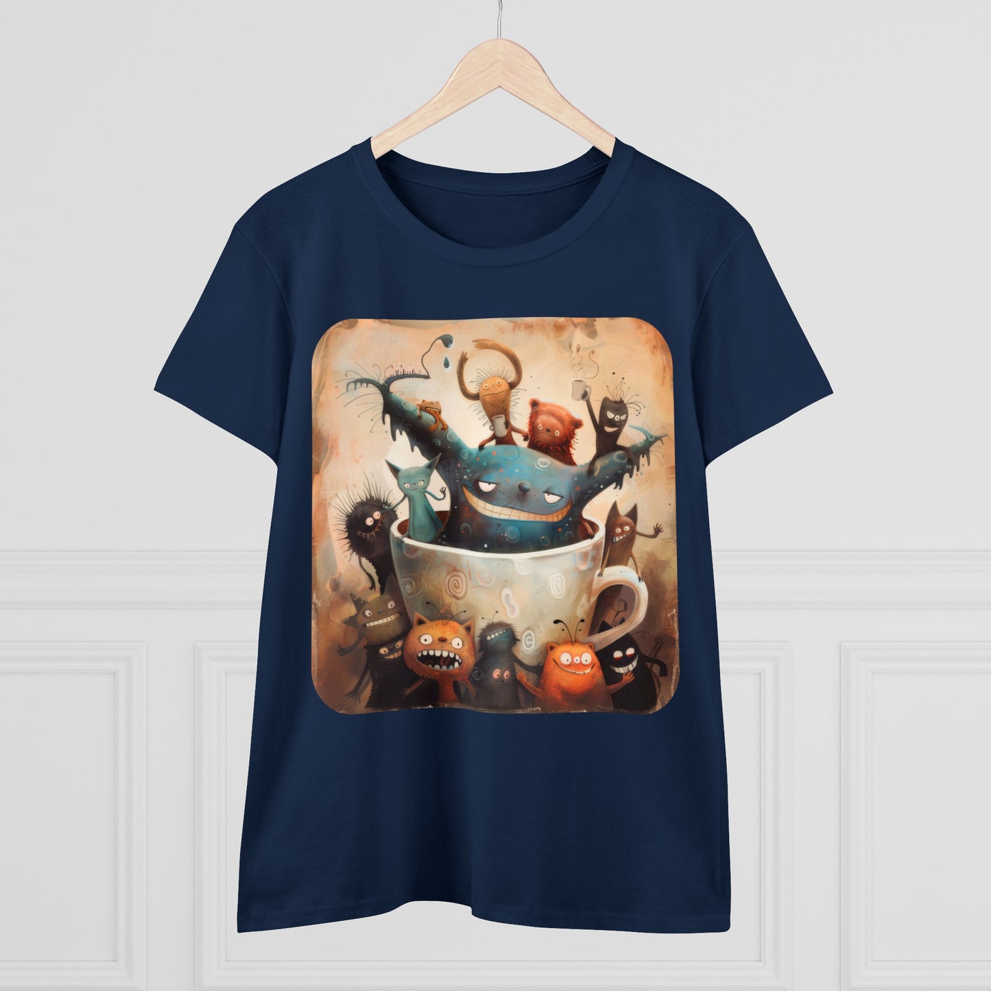 Coffee Critters - Women's Midweight Cotton Tee