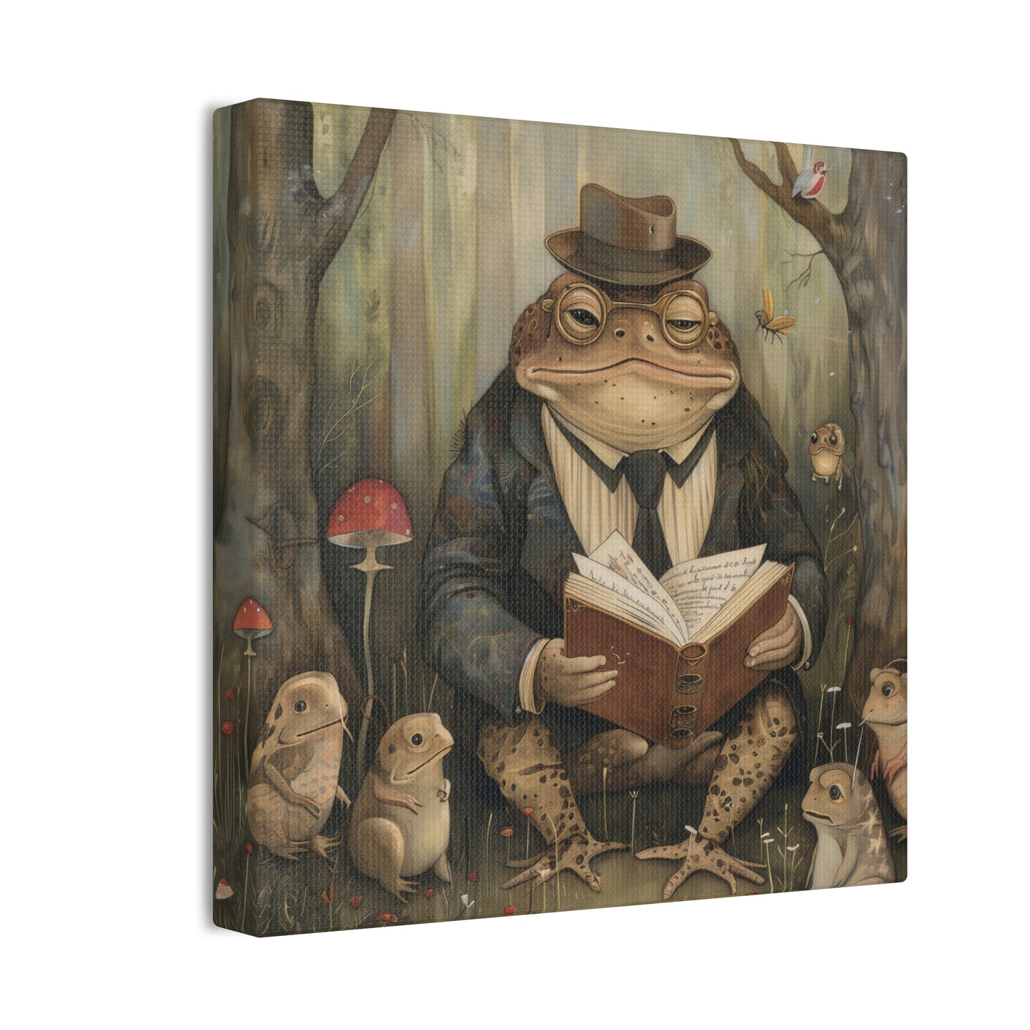 Grandpa Toad - Canvas Stretched, 0.75"