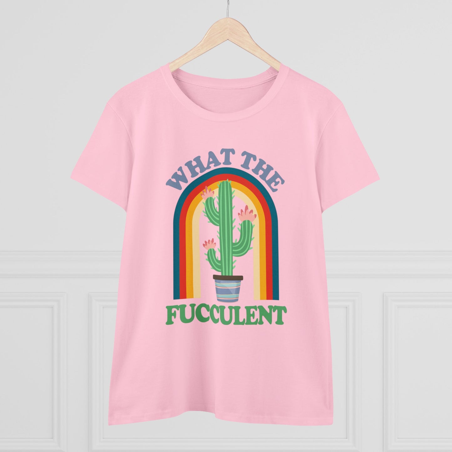 What the Fucculent - Gardening - Women's Midweight Cotton Tee