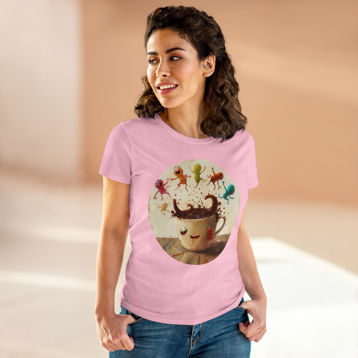 Coffee Critters - Women's Midweight Cotton Tee