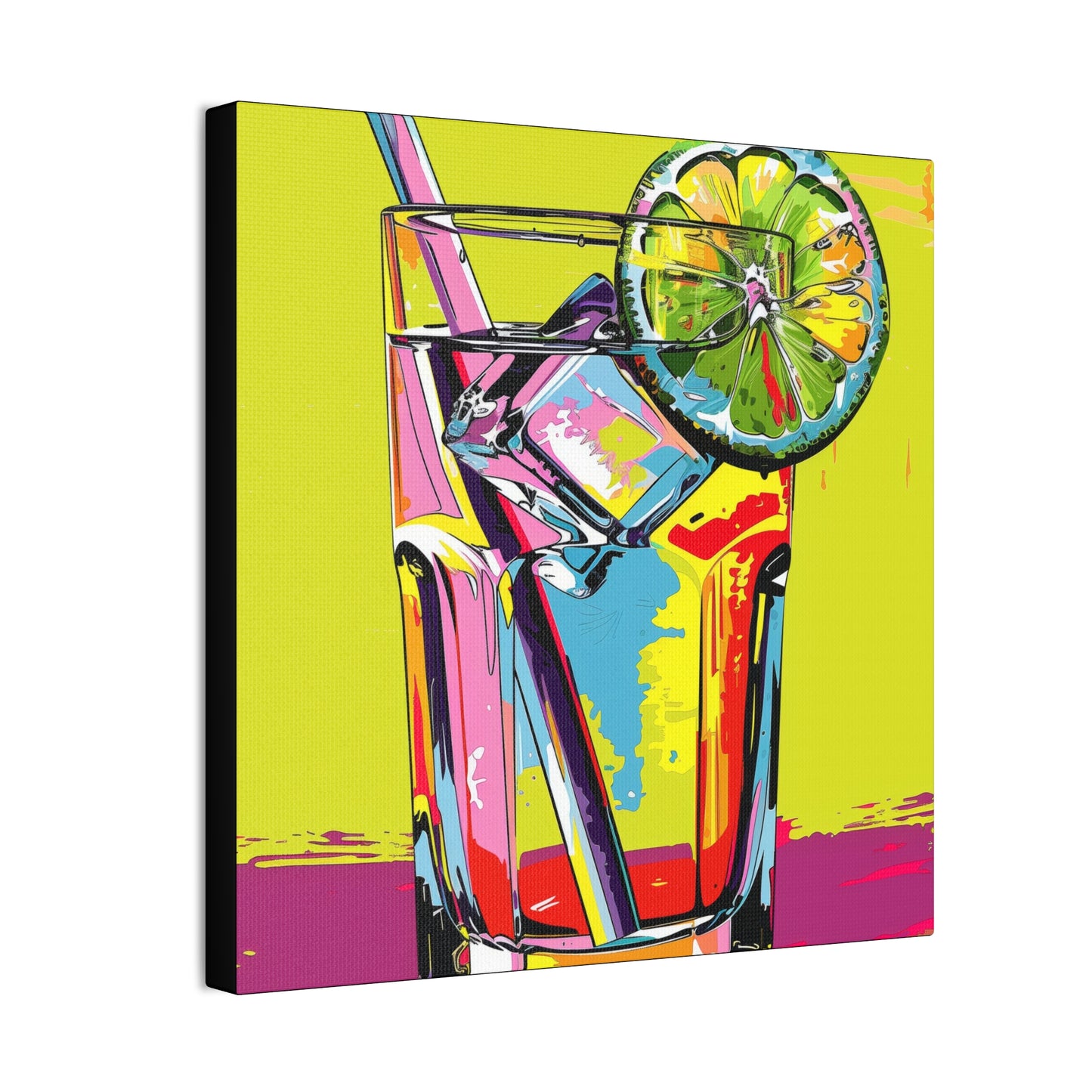 Summer Drinks - Canvas Stretched, 0.75"