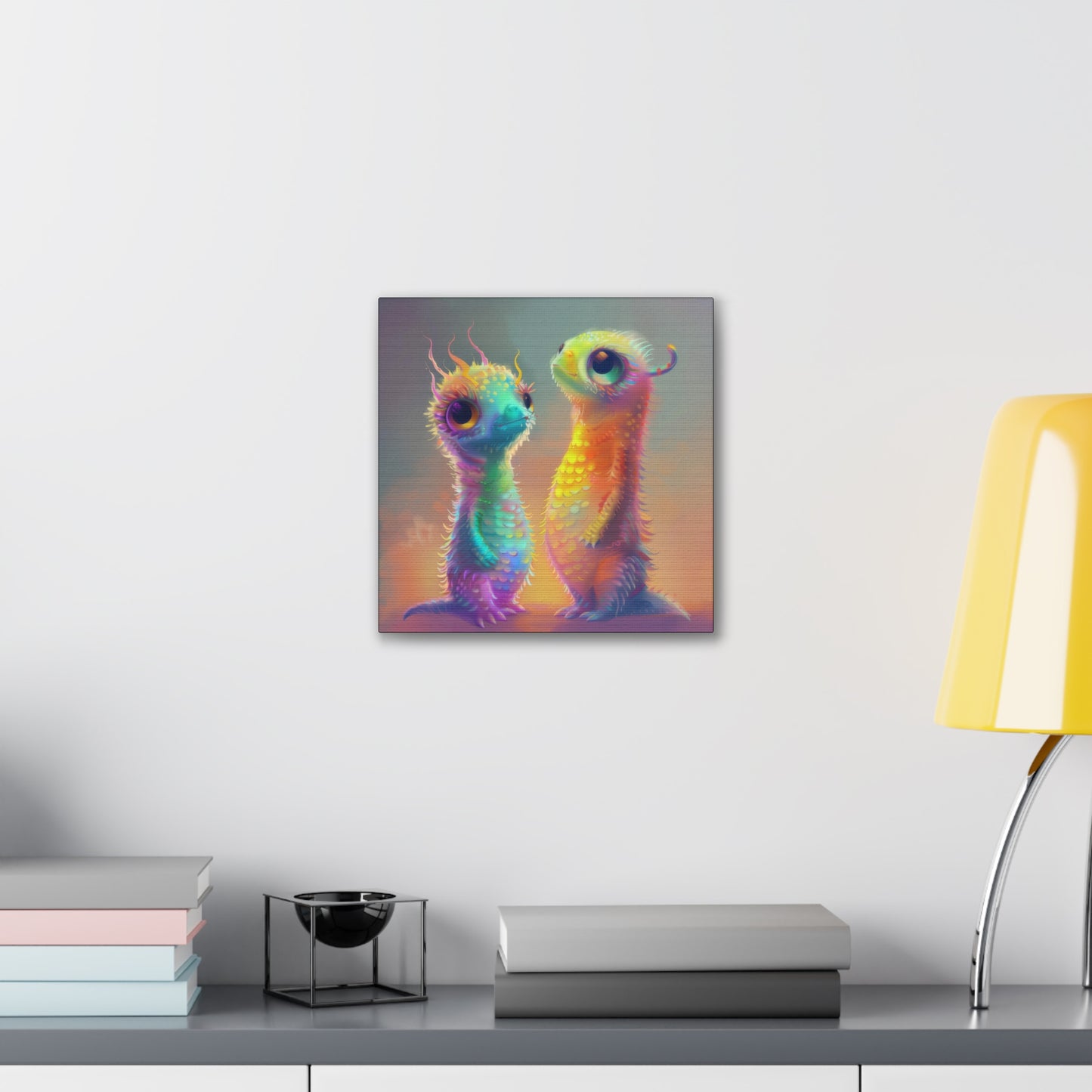 Iridescent Creatures - Canvas Stretched, 0.75"