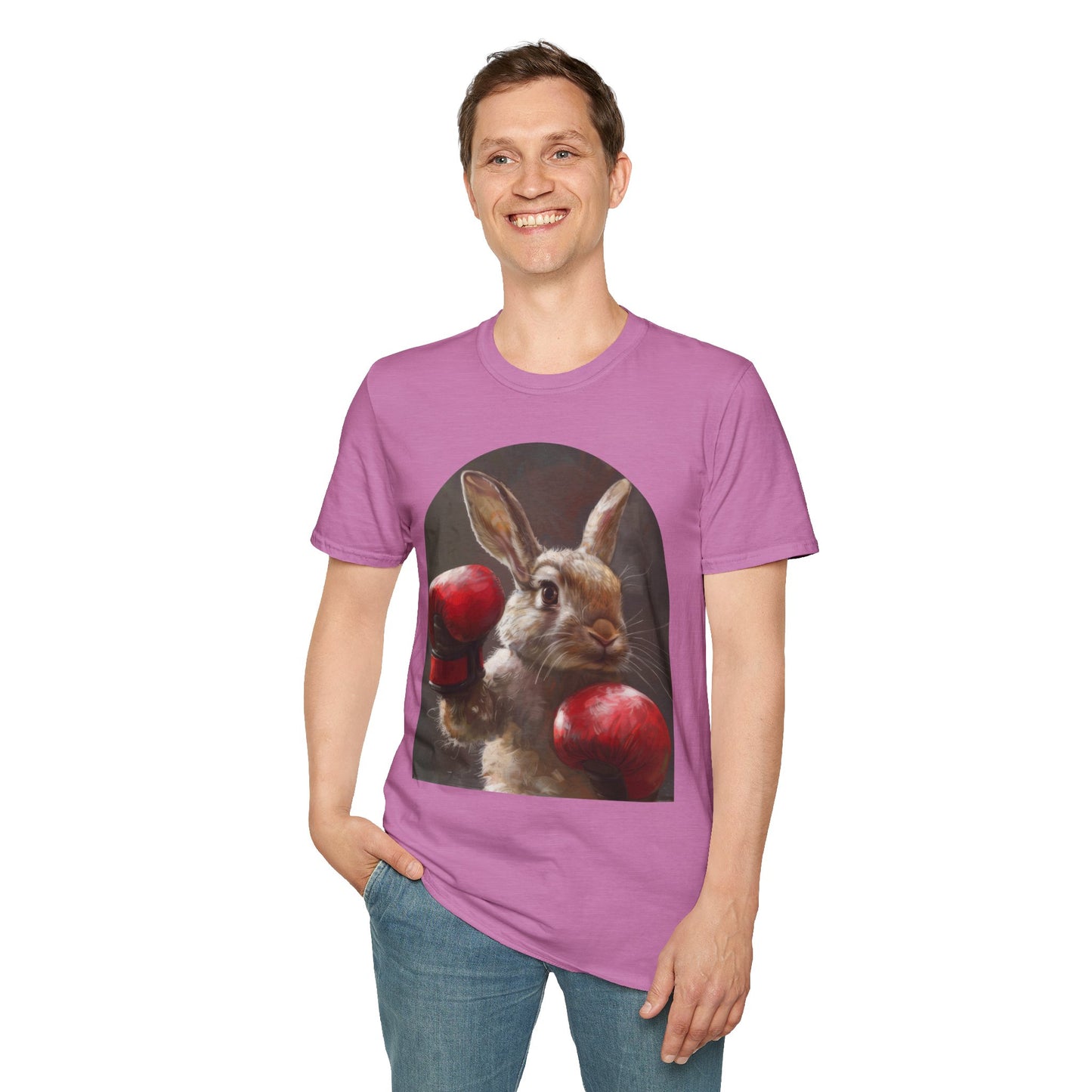 Boxing Bunny - Unisex Softstyle T-Shirt