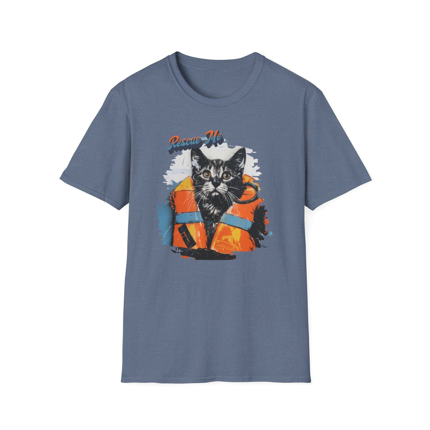 Rescue Cat - Unisex Softstyle T-Shirt